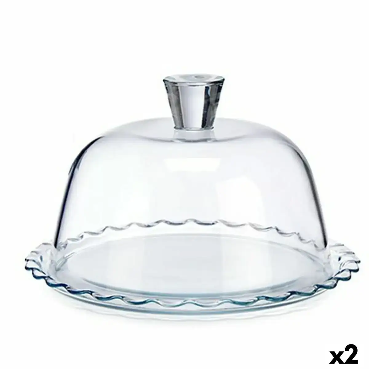 Plat a tarte petite patisserie ondes transparent verre 26 4 x 15 5 x 26 4 cm 2 unites _1527. DIAYTAR COTE D'IVOIRE - Votre Passage Vers l'Excellence Shopping. Découvrez un catalogue en ligne qui offre une expérience d'achat exceptionnelle, avec des produits soigneusement sélectionnés pour satisfaire tous les goûts.