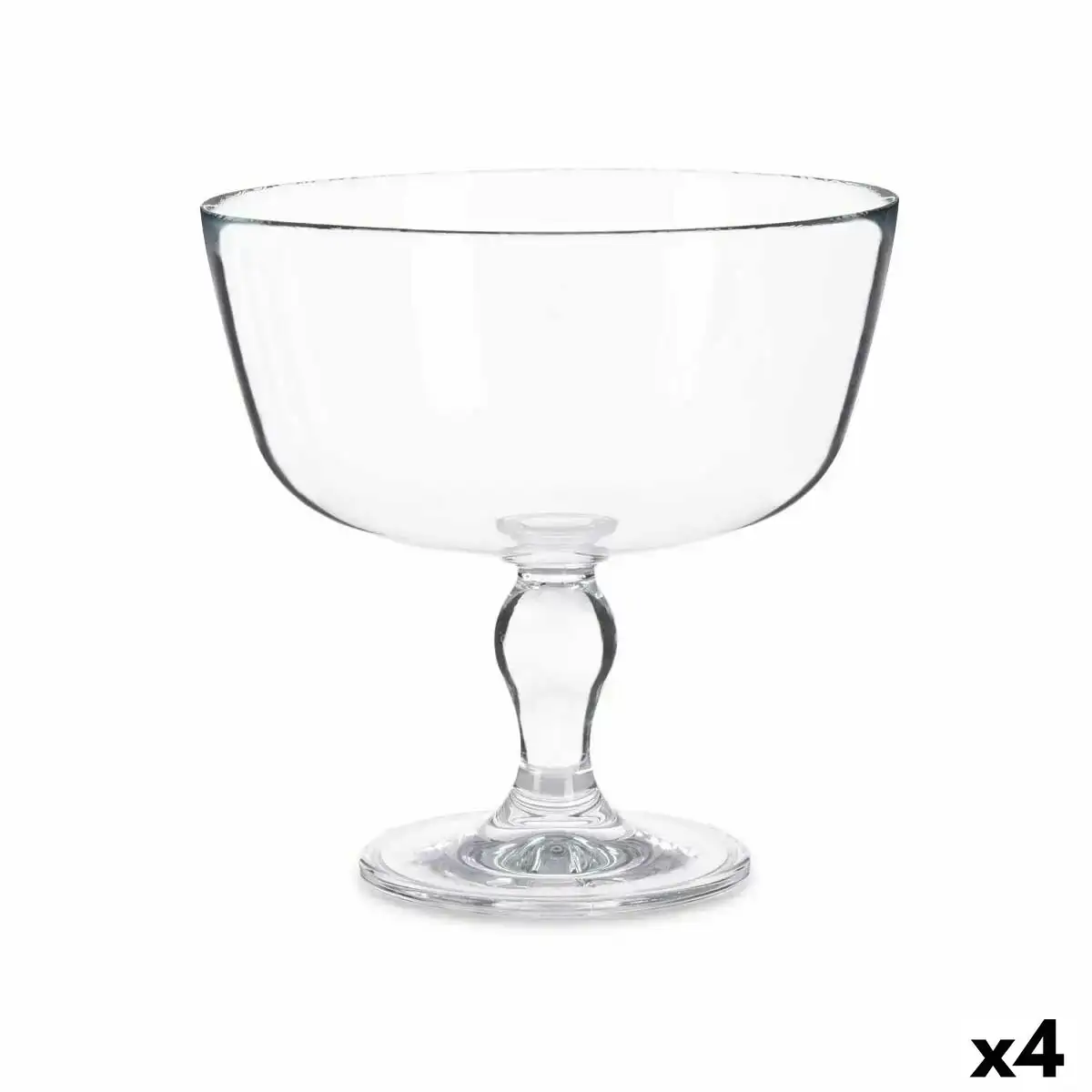 Plat a tarte petite patisserie transparent verre 22 5 x 22 5 x 22 5 cm 4 unites _4898. DIAYTAR COTE D'IVOIRE - Où l'Élégance se Mêle à l'Authenticité. Naviguez à travers notre boutique en ligne et choisissez des produits qui incarnent le style et la tradition du Côte d'Ivoire.