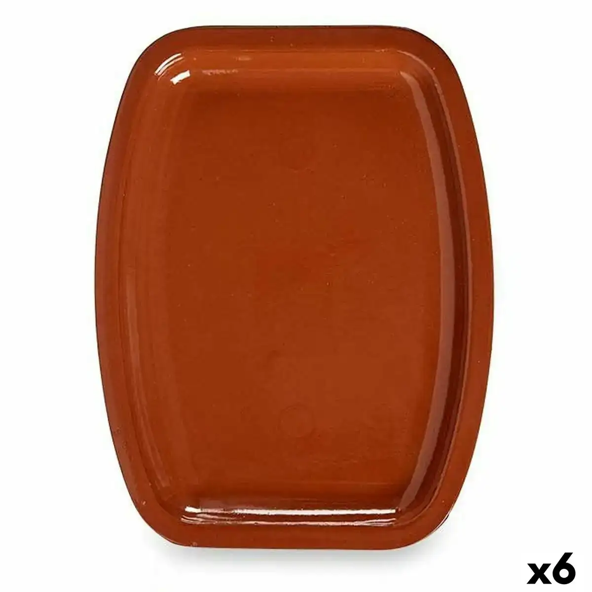 Plat de four faience 6 unites 30 x 4 x 40 cm_8554. DIAYTAR COTE D'IVOIRE - Votre Passage vers le Raffinement. Plongez dans notre univers de produits exquis et choisissez des articles qui ajoutent une touche de sophistication à votre vie.