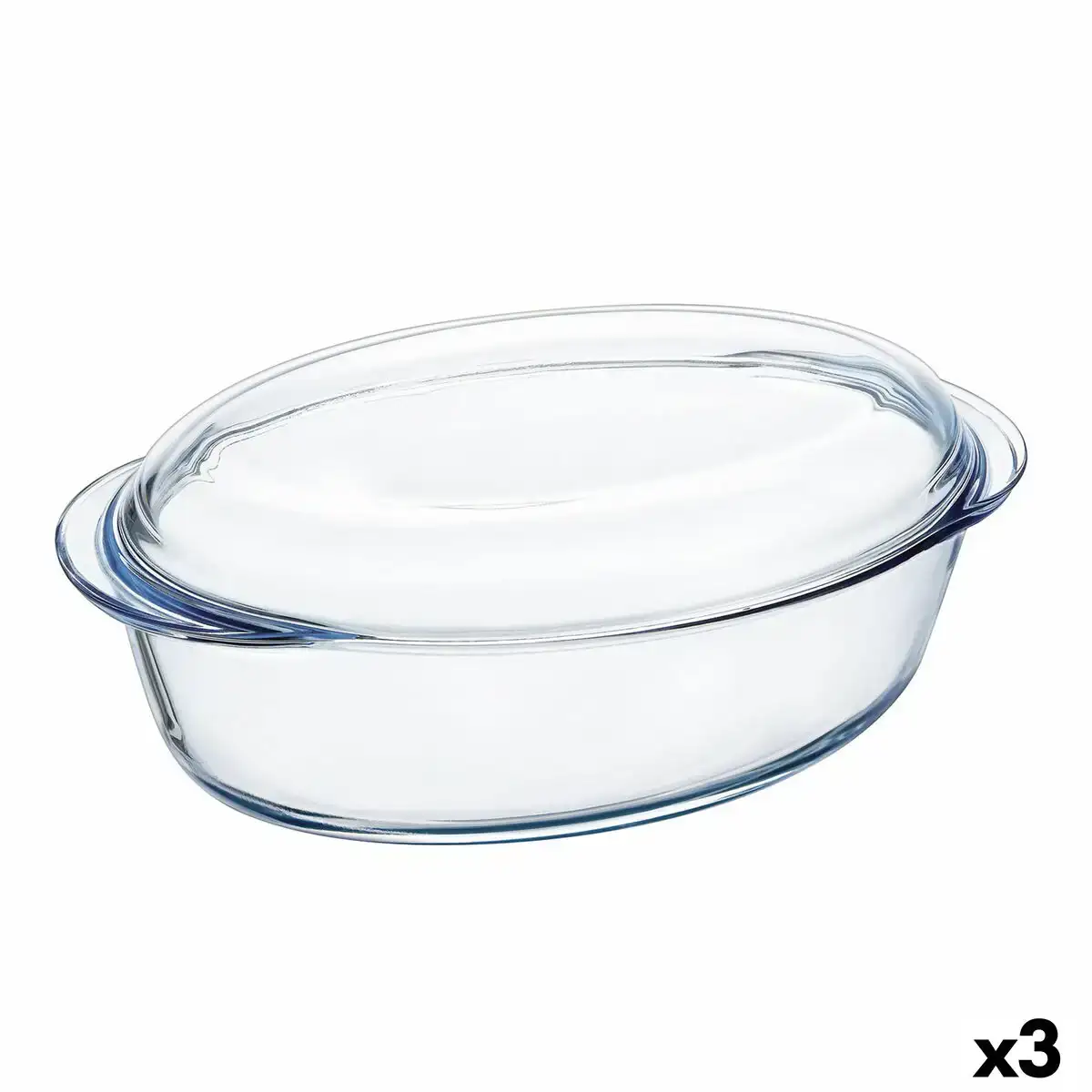 Plat de four pyrex classic vidrio avec couvercle transparent verre 33 x 20 x 10 cm 3 unites _9939. DIAYTAR COTE D'IVOIRE - Votre Destination pour un Shopping Unique. Parcourez notre catalogue et trouvez des articles qui expriment votre singularité et votre style.