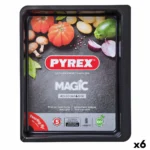 Plat de four pyrex magic rectangulaire metal 6 unites 40 x 31 cm_2652. Bienvenue chez DIAYTAR COTE D'IVOIRE - Où Choisir est un Voyage. Plongez dans notre plateforme en ligne pour trouver des produits qui ajoutent de la couleur et de la texture à votre quotidien.
