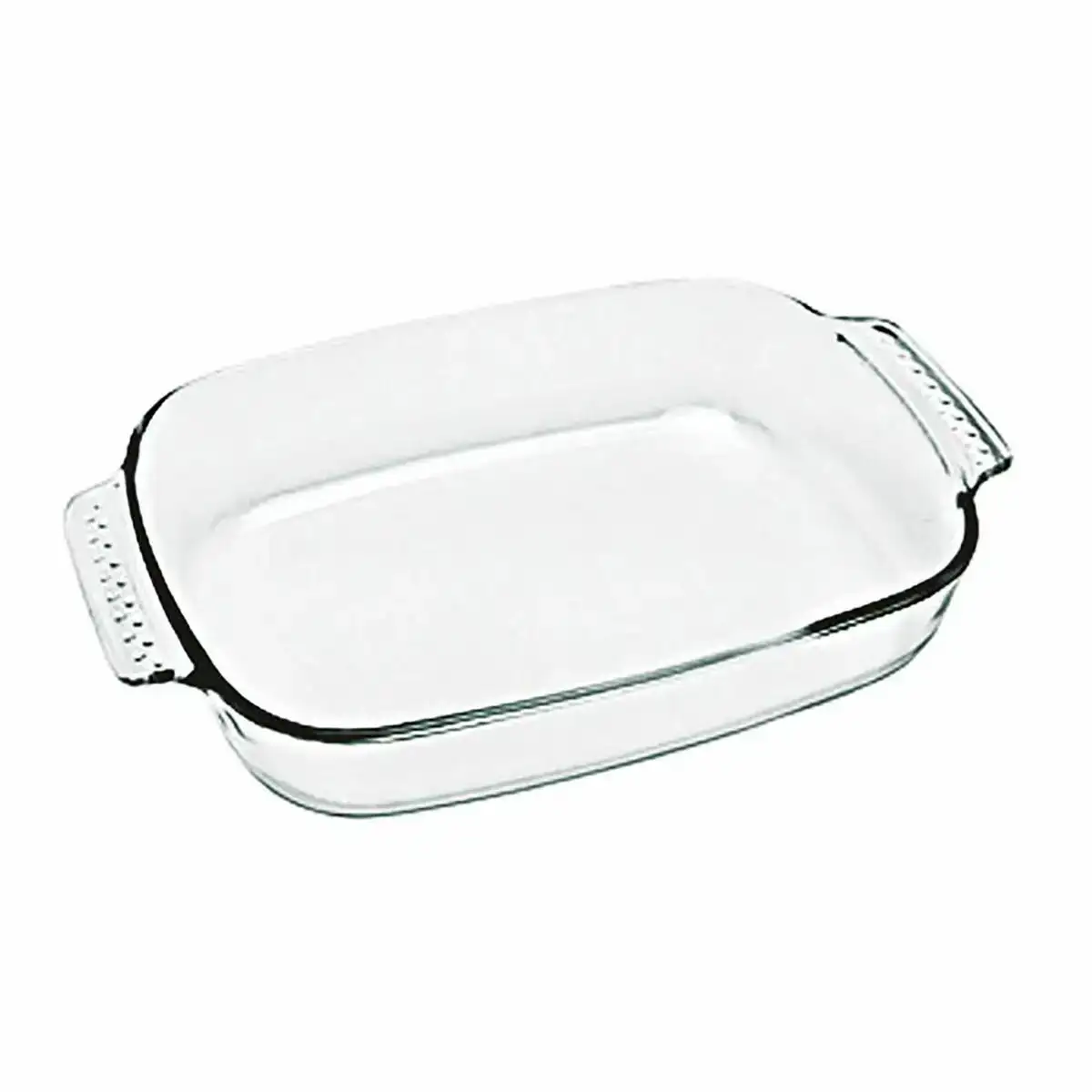 Plat de four pyrex rectangulaire transparent verre 30 x 20 cm _3075. DIAYTAR COTE D'IVOIRE - Où Chaque Produit est une Promesse de Qualité. Explorez notre boutique en ligne et choisissez des produits qui répondent à vos exigences élevées.