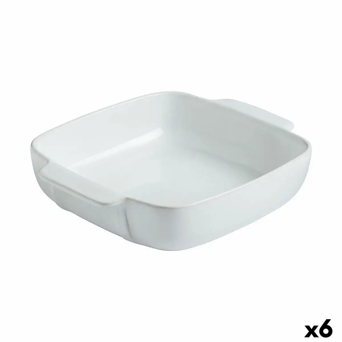 Plat de four pyrex signature carre 29 x 24 x 7 cm ceramique blanc 6 unites _5471. Entrez dans le Monde de DIAYTAR COTE D'IVOIRE - Où Chaque Produit Raconte une Histoire Unique. Explorez notre sélection et laissez-vous transporter par des récits à travers les articles que vous choisissez.