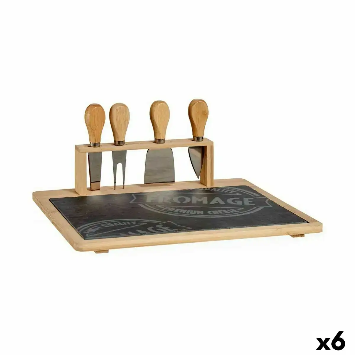 Plateau a fromages bambou ardoise 27 5 x 15 x 34 cm 6 unites _2438. DIAYTAR COTE D'IVOIRE - Là où la Qualité se Marque d'une Touche Côte d'Ivoireaise. Naviguez à travers notre boutique en ligne et choisissez des produits qui allient excellence et tradition.