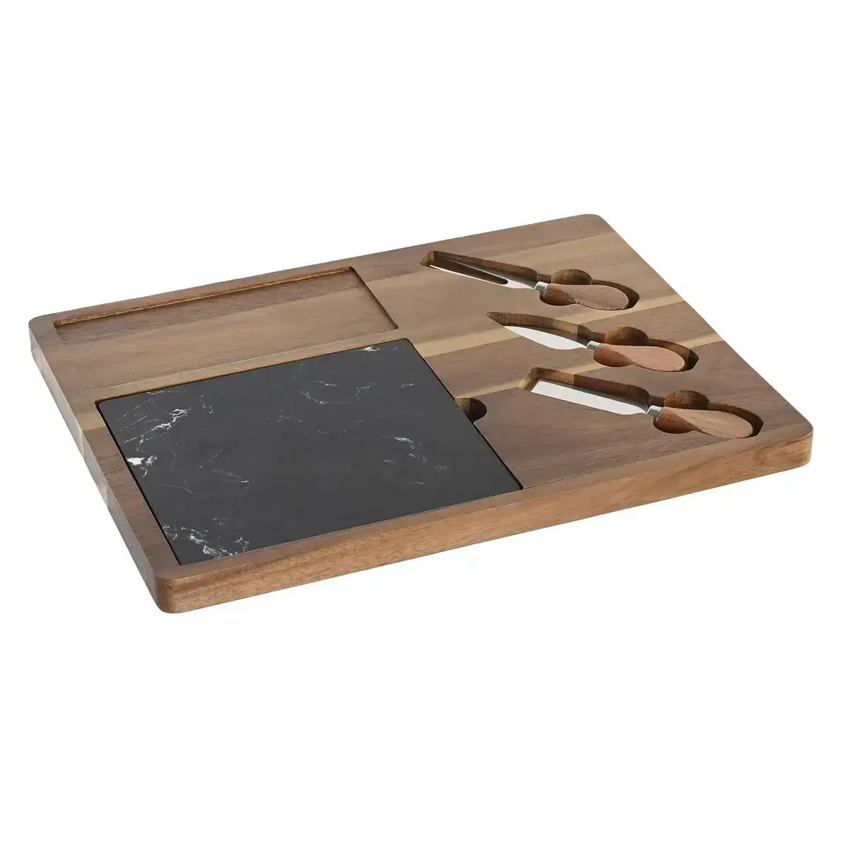 Plateau a fromages dkd home decor 36 x 27 x 2 cm noir marron marbre acacia_1260. DIAYTAR COTE D'IVOIRE - L'Art de Vivre l'Excellence au Quotidien. Explorez notre gamme et choisissez des produits qui ajoutent une note de prestige à votre vie.
