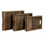 Plateau aperitif 48 x 32 x 6 cm naturel bois d epicea 3 pieces_8598. DIAYTAR COTE D'IVOIRE - Votre Destination pour un Shopping Unique. Parcourez notre catalogue et trouvez des articles qui expriment votre singularité et votre style.