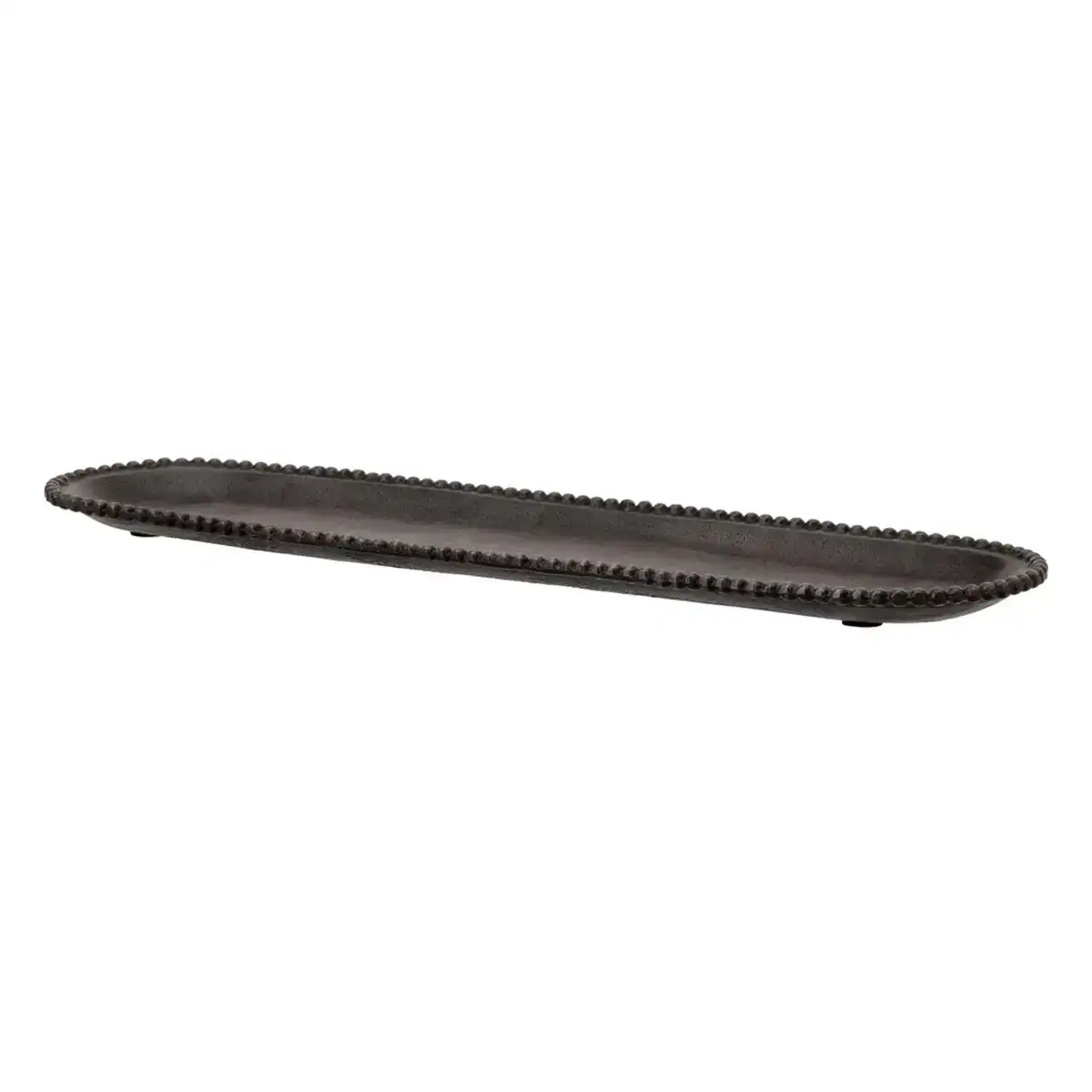 Plateau aperitif 54 x 14 x 2 cm gris aluminium_2716. Entrez dans l'Univers de DIAYTAR COTE D'IVOIRE - Où Chaque Produit est une Découverte. Explorez notre gamme variée et trouvez des articles qui vous surprennent et vous inspirent.