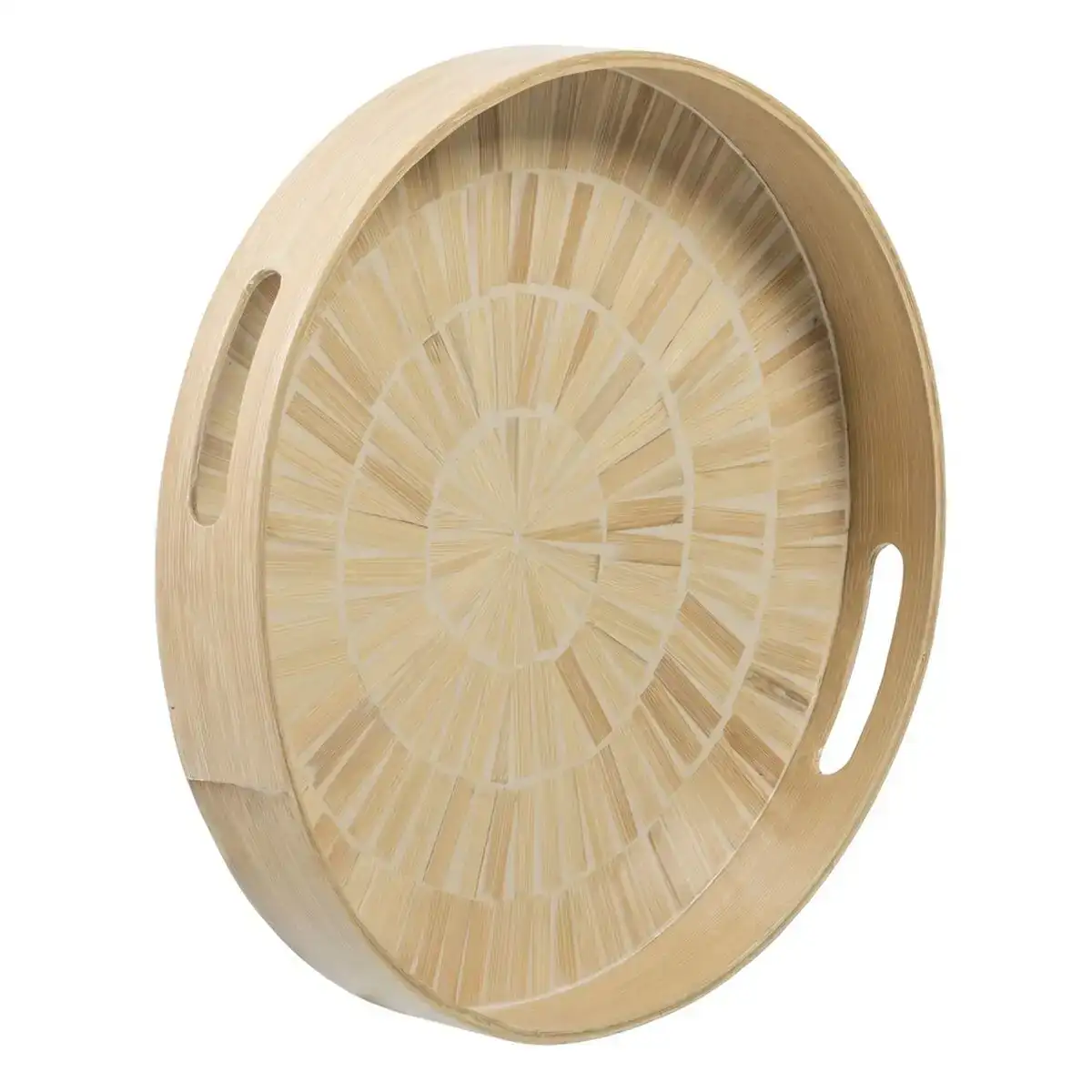 Plateau aperitif beige bambou 35 x 35 x 5 cm bois mdf_7988. DIAYTAR COTE D'IVOIRE - Où Chaque Produit est une Promesse de Qualité. Explorez notre boutique en ligne et choisissez des produits qui répondent à vos exigences élevées.