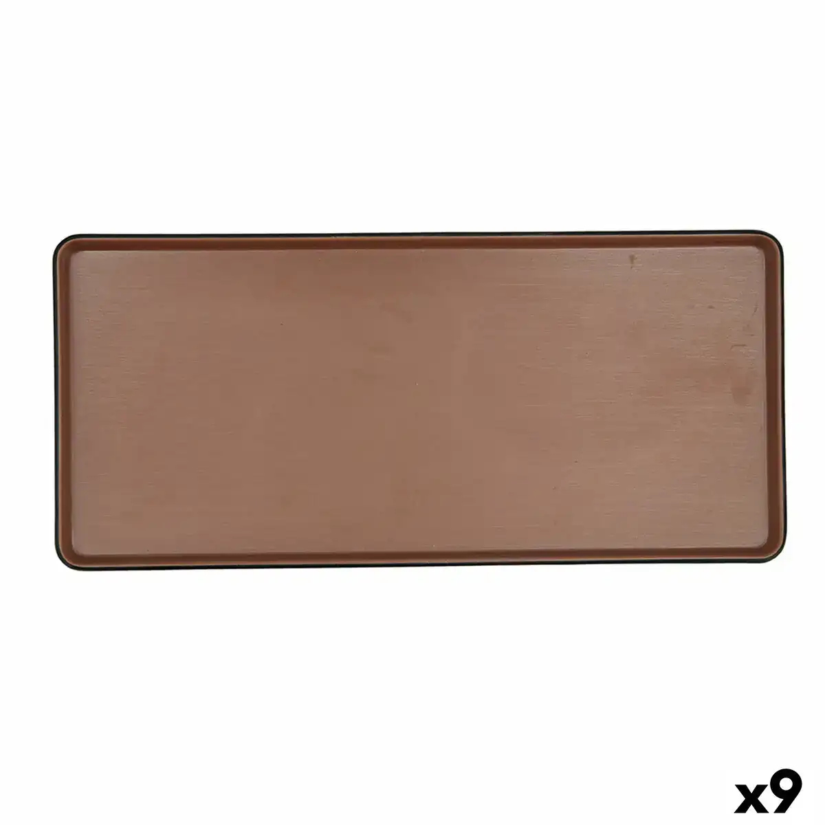 Plateau aperitif bidasoa gio 31 5 x 14 5 cm marron plastique 9 unites_7800. DIAYTAR COTE D'IVOIRE - Où Choisir Devient une Expression de Soi. Découvrez notre boutique en ligne et trouvez des articles qui révèlent votre personnalité et votre style.
