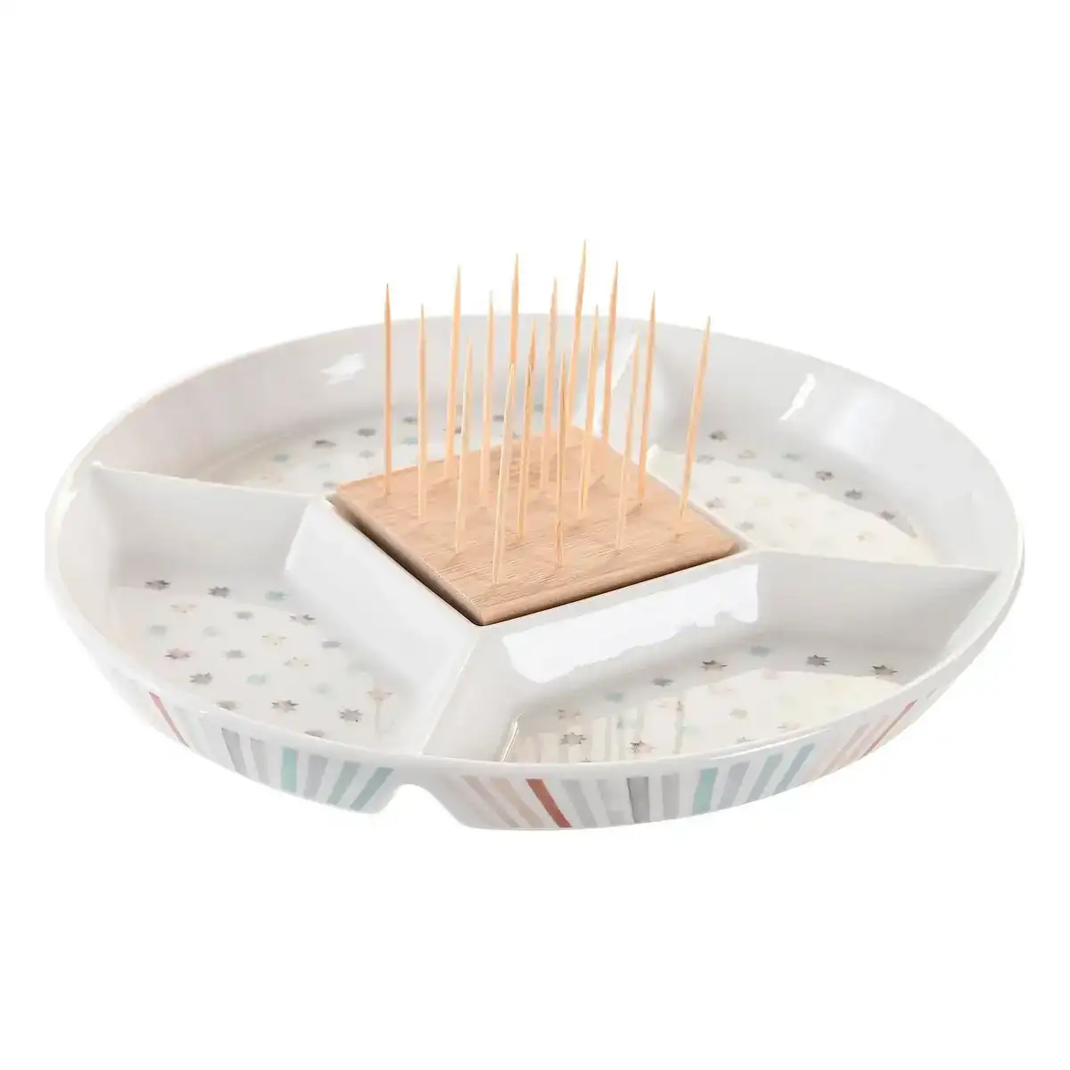 Plateau aperitif dkd home decor 23 5 x 23 5 x 3 cm multicouleur gres_4308. DIAYTAR COTE D'IVOIRE - Où la Tradition s'Harmonise avec le Moderne. Parcourez notre gamme diversifiée et choisissez des produits qui révèlent l'âme du Côte d'Ivoire.