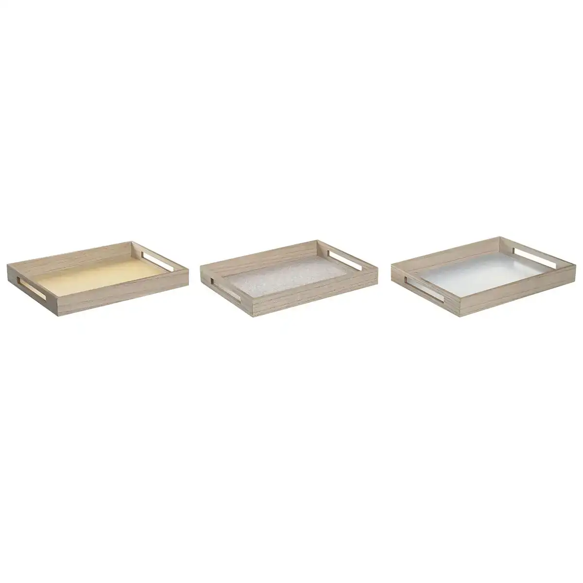 Plateau aperitif dkd home decor bleu rose jaune 3 pieces bois mdf 40 x 30 x 5 cm shabby chic_2258. DIAYTAR COTE D'IVOIRE - Votre Escapade Shopping Virtuelle. Explorez notre boutique en ligne et dénichez des trésors qui évoquent la culture et le savoir-faire sénégalais, un clic à la fois.