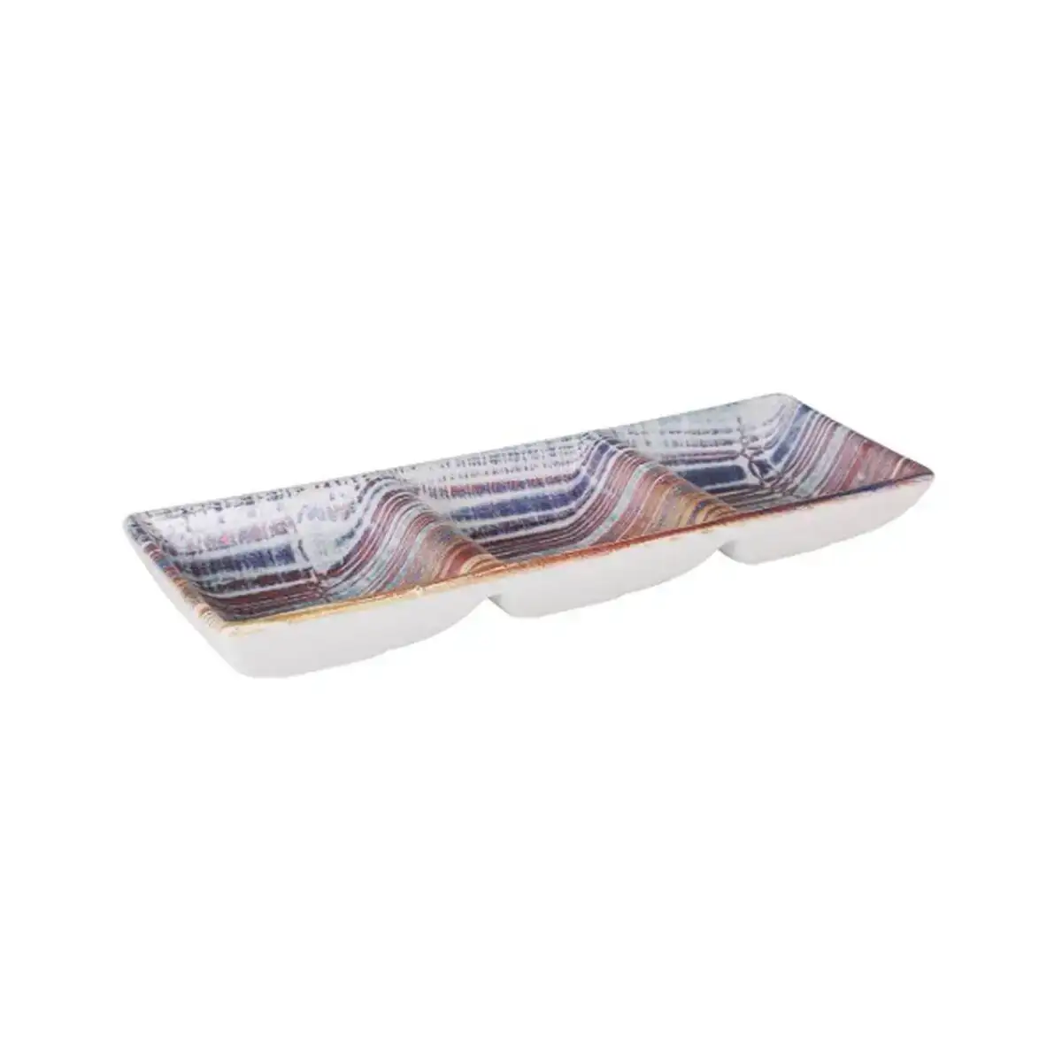 Plateau aperitif la mediterranea boreal 3 compartiments 26 x 8 5 x 3 3 cm_7688. Entrez dans l'Univers de DIAYTAR COTE D'IVOIRE - Où Chaque Produit a son Histoire. Explorez notre catalogue et découvrez des trésors qui racontent la riche culture du Côte d'Ivoire.