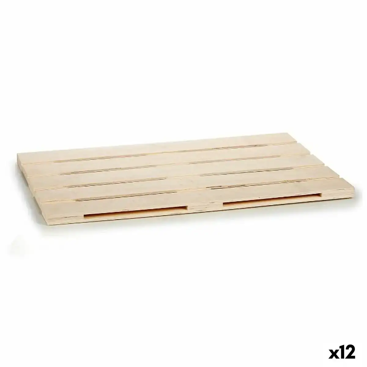 Plateau aperitif marron bois 40 x 2 x 60 cm 12 unites _8252. Bienvenue chez DIAYTAR COTE D'IVOIRE - Où Chaque Achat est un Geste d'Amour. Découvrez notre sélection minutieuse et choisissez des articles qui témoignent de votre passion.