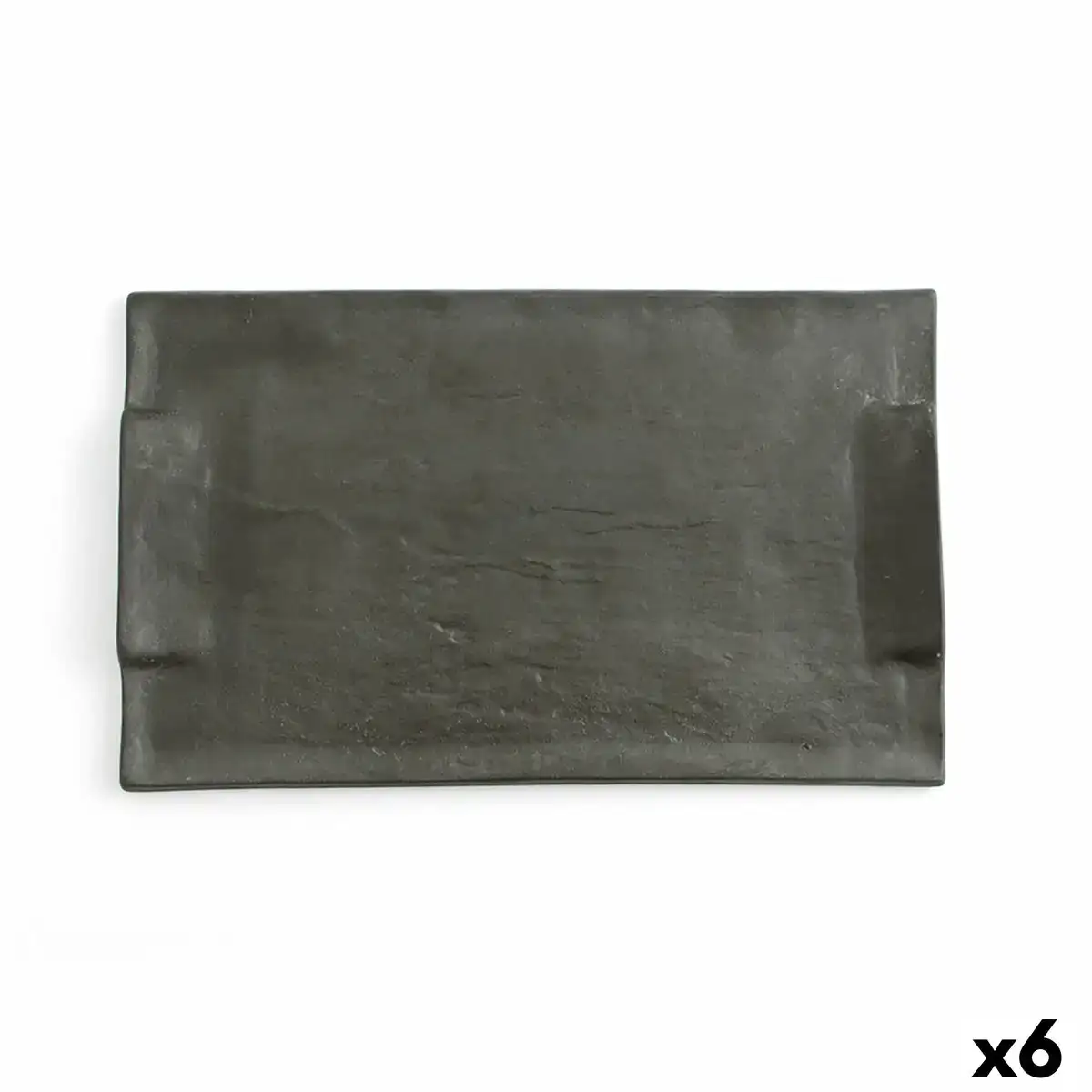 Plateau aperitif quid mineral ceramique noir 30 x 18 cm 6 unites _4361. DIAYTAR COTE D'IVOIRE - Où Choisir est un Plaisir. Explorez notre boutique en ligne et choisissez parmi des produits de qualité qui satisferont vos besoins et vos goûts.
