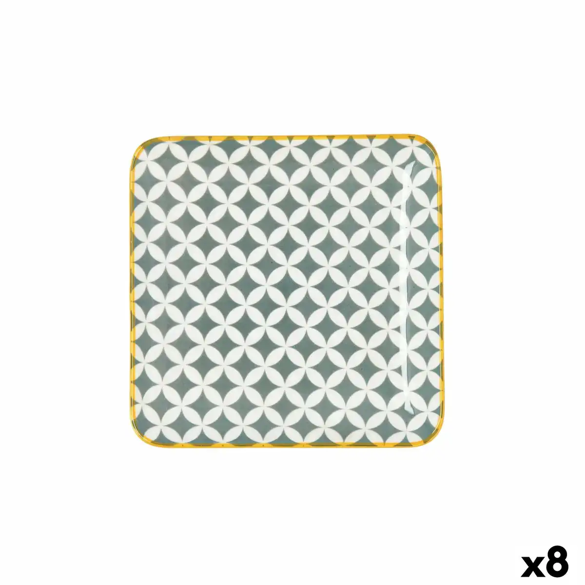 Plateau aperitif quid pippa carre ceramique multicouleur 15 5 x 15 5 cm 8 unites _6523. DIAYTAR COTE D'IVOIRE - Votre Passage vers la Découverte. Explorez notre boutique en ligne pour trouver des trésors qui vous attendent, du traditionnel à l'avant-garde.