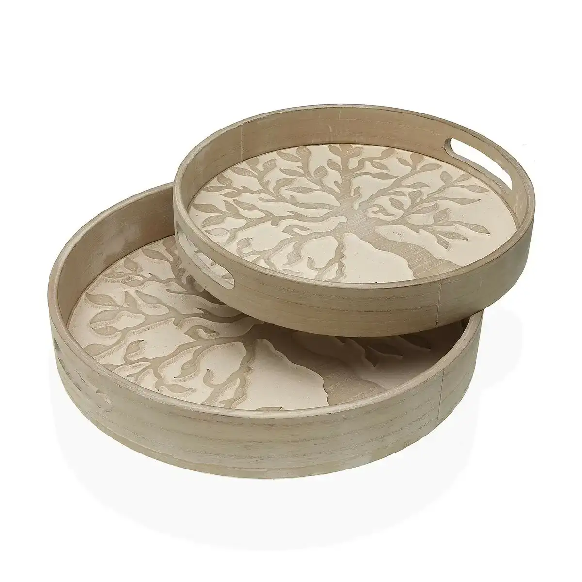 Plateau aperitif versa arbol vida bois bois mdf 35 x 6 x 35 cm_6605. Entrez dans l'Univers de DIAYTAR COTE D'IVOIRE - Où Chaque Produit a son Histoire. Explorez notre catalogue et découvrez des trésors qui racontent la riche culture du Côte d'Ivoire.