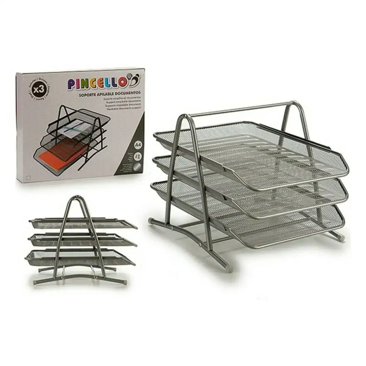 Plateau argent metal 3 pcs _3261. DIAYTAR COTE D'IVOIRE - L'Art du Shopping Facilité. Naviguez sur notre plateforme en ligne pour découvrir une expérience d'achat fluide et agréable, avec une gamme de produits adaptés à tous.