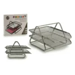 Plateau argente metal 2 pcs _3980. DIAYTAR COTE D'IVOIRE - Où Chaque Achat Raconte une Histoire. Parcourez notre boutique en ligne pour trouver des articles qui évoquent le savoir-faire et la tradition du Côte d'Ivoire.