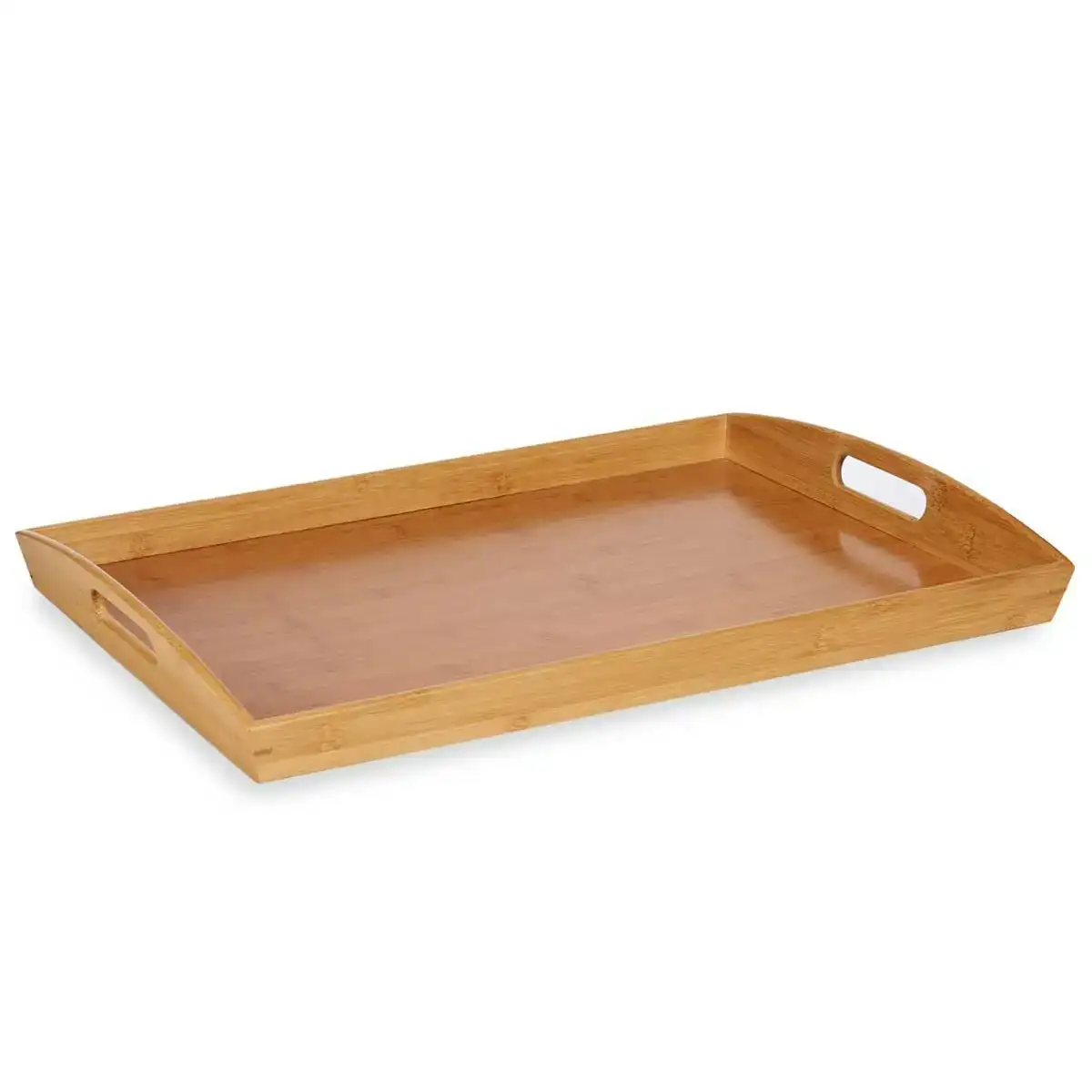 Plateau avec des poignees bambou 38 x 6 x 58 cm _4971. Entrez dans l'Univers de DIAYTAR COTE D'IVOIRE - Où Chaque Produit est une Découverte. Explorez notre gamme variée et trouvez des articles qui vous surprennent et vous inspirent.