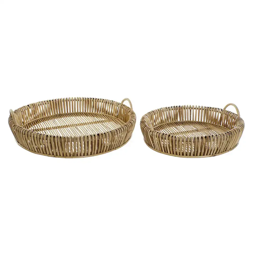 Plateau dkd home decor 58 x 58 x 14 5 cm naturel 2 unites _9067. Entrez dans l'Univers de DIAYTAR COTE D'IVOIRE - Où Choisir est un Plaisir. Explorez notre gamme variée et trouvez des articles qui parlent à votre cœur et à votre style.