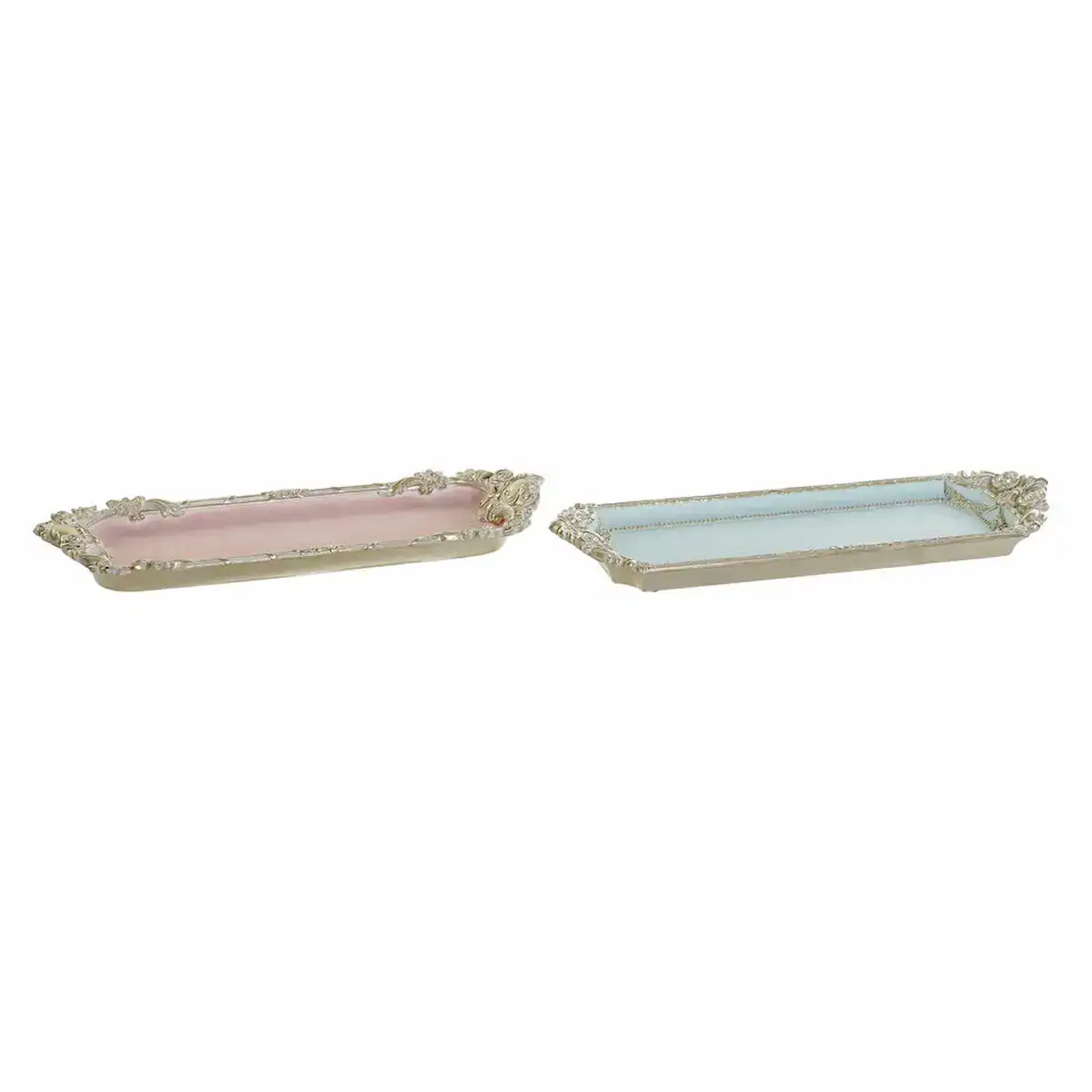 Plateau dkd home decor bleu multicouleur rose champagne resine 33 x 10 x 3 5 cm 2 unites _3646. Plongez dans le Monde de DIAYTAR COTE D'IVOIRE - Où Chaque Article Raconte une Histoire. Explorez notre vaste assortiment et choisissez des produits qui vous parlent et reflètent votre style unique.