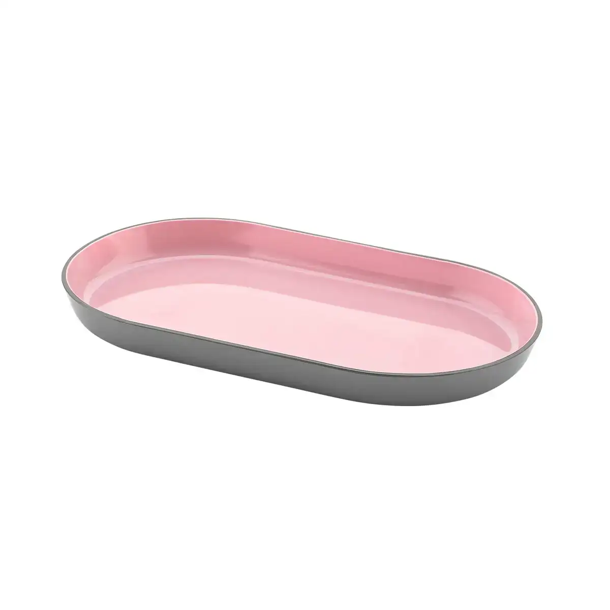 Plateau inde melamine rose gris 28 x 16 x 2 5 cm_9192. Bienvenue chez DIAYTAR COTE D'IVOIRE - Où le Shopping Rencontre la Qualité. Explorez notre sélection soigneusement conçue et trouvez des produits qui définissent le luxe abordable.