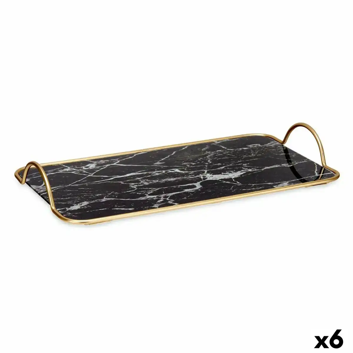 Plateau marbre noir dore metal verre 35 x 4 5 x 20 cm 6 unites _3490. DIAYTAR COTE D'IVOIRE - Où la Qualité et la Diversité Fusionnent. Explorez notre boutique en ligne pour découvrir une gamme variée de produits qui incarnent l'excellence et l'authenticité.