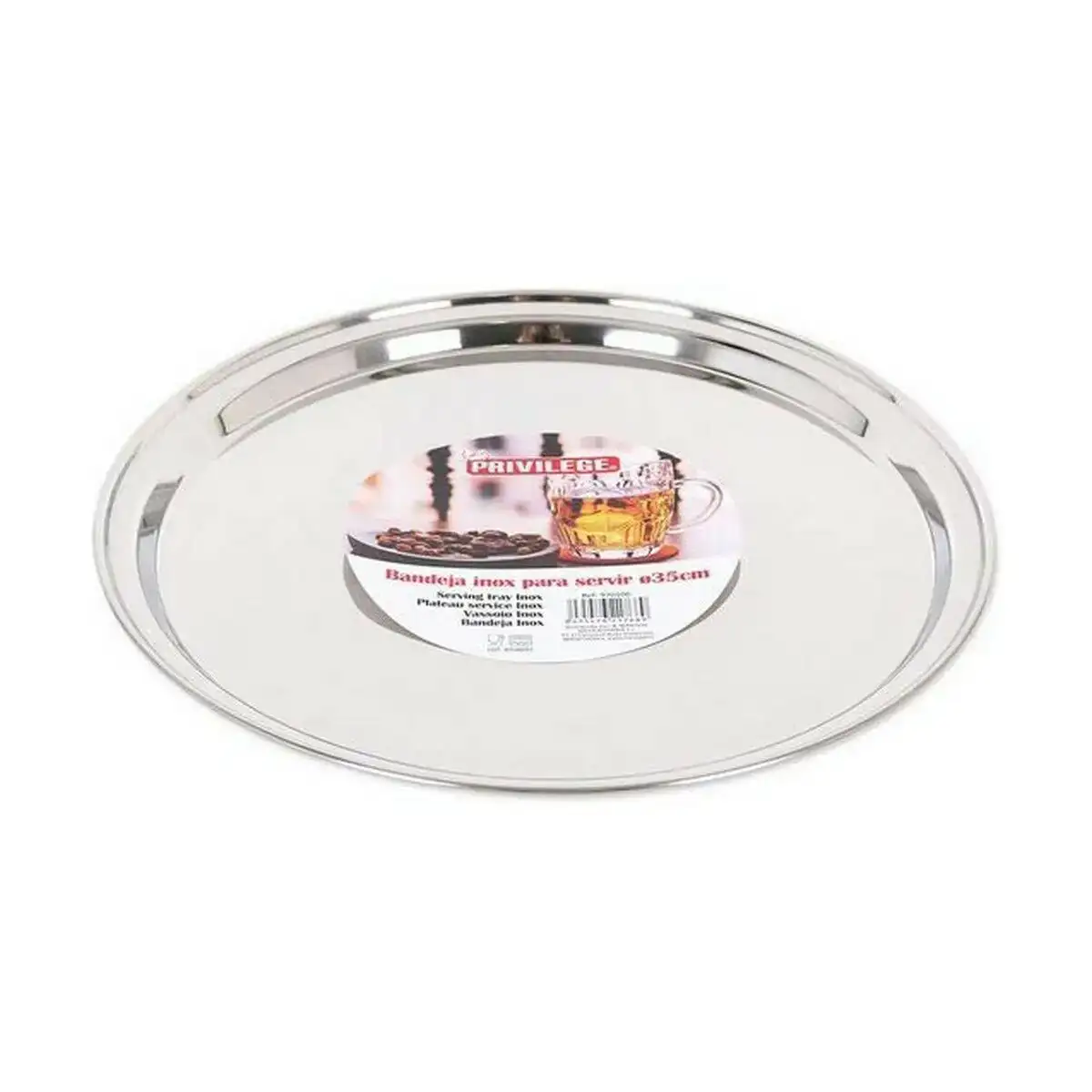 Plateau privilege quttin acier inoxydable o 45 x 2 4 cm_2822. Entrez dans l'Univers de DIAYTAR COTE D'IVOIRE - Votre Destination de Shopping Complète. Découvrez des produits qui reflètent la diversité et la richesse culturelle du Côte d'Ivoire, le tout à portée de clic.