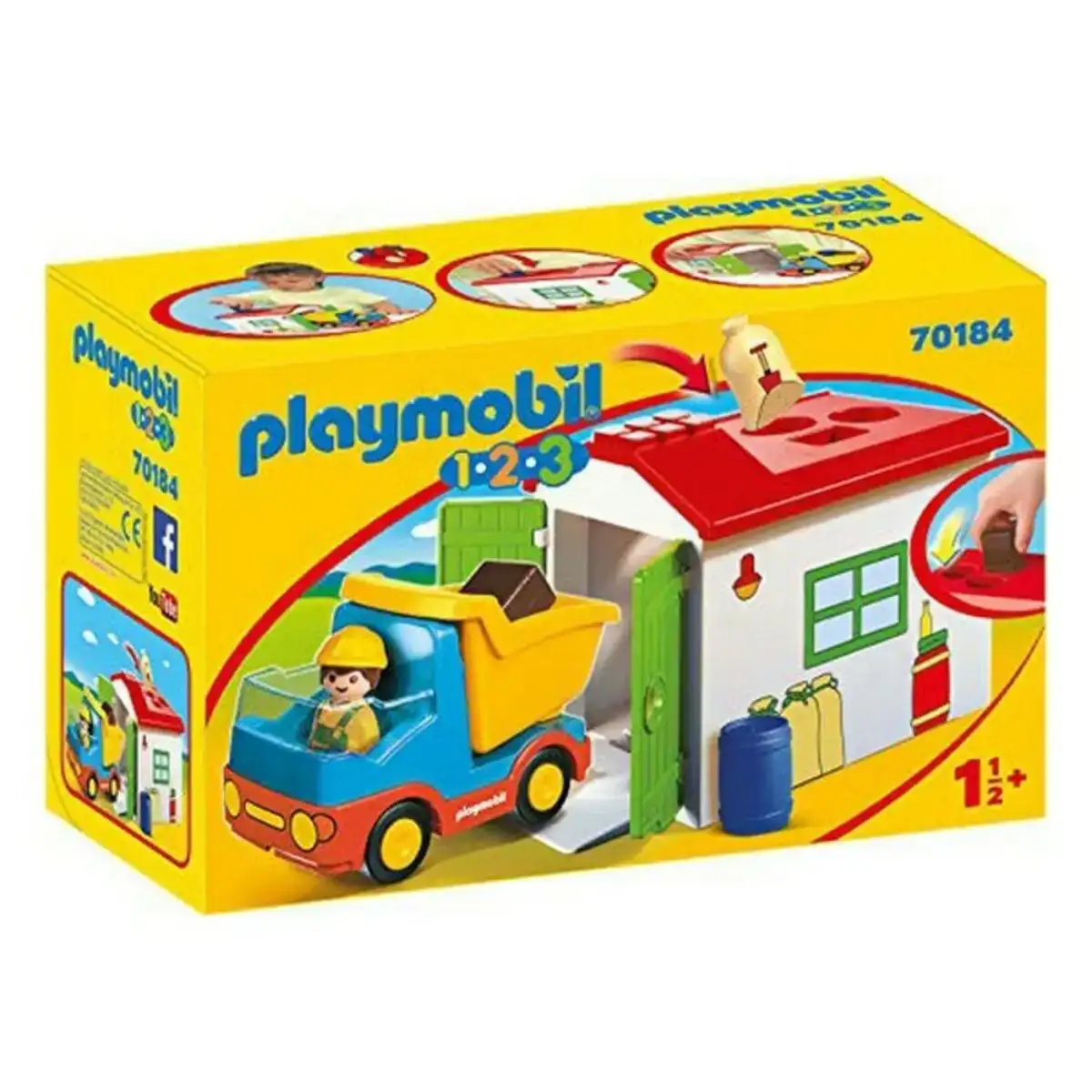 Playset 1 2 3 garage truck playmobil 70184_8815. DIAYTAR COTE D'IVOIRE - Votre Boutique en Ligne, Votre Histoire. Explorez notre sélection et découvrez des produits qui reflètent votre parcours et vos aspirations, un achat à la fois.