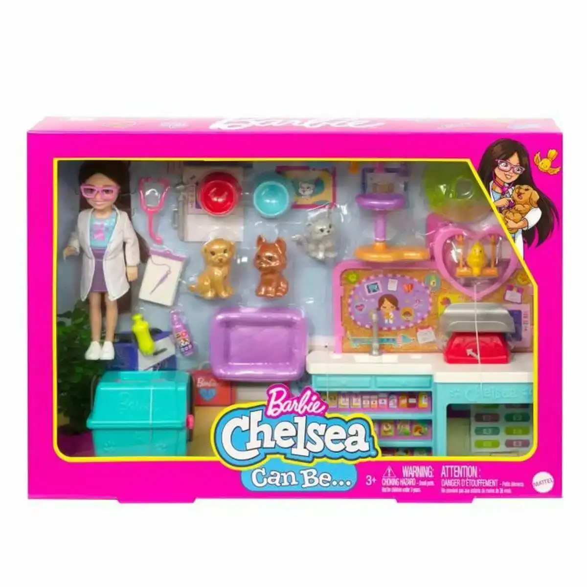 Playset barbie chelsea veterinary clinic_9290. Bienvenue sur DIAYTAR COTE D'IVOIRE - Votre Fenêtre sur le Shopping Moderne. Parcourez notre boutique en ligne et découvrez des produits qui incarnent l'évolution du style et de la qualité.