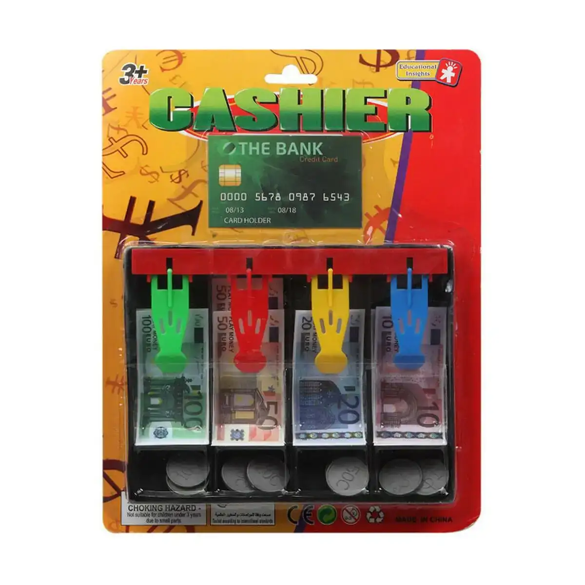 Playset cashier monnaies et billets de banque_7067. DIAYTAR COTE D'IVOIRE - L'Art de Vivre le Shopping Authentique. Découvrez notre boutique en ligne et trouvez des produits qui célèbrent la culture et l'héritage du Côte d'Ivoire.