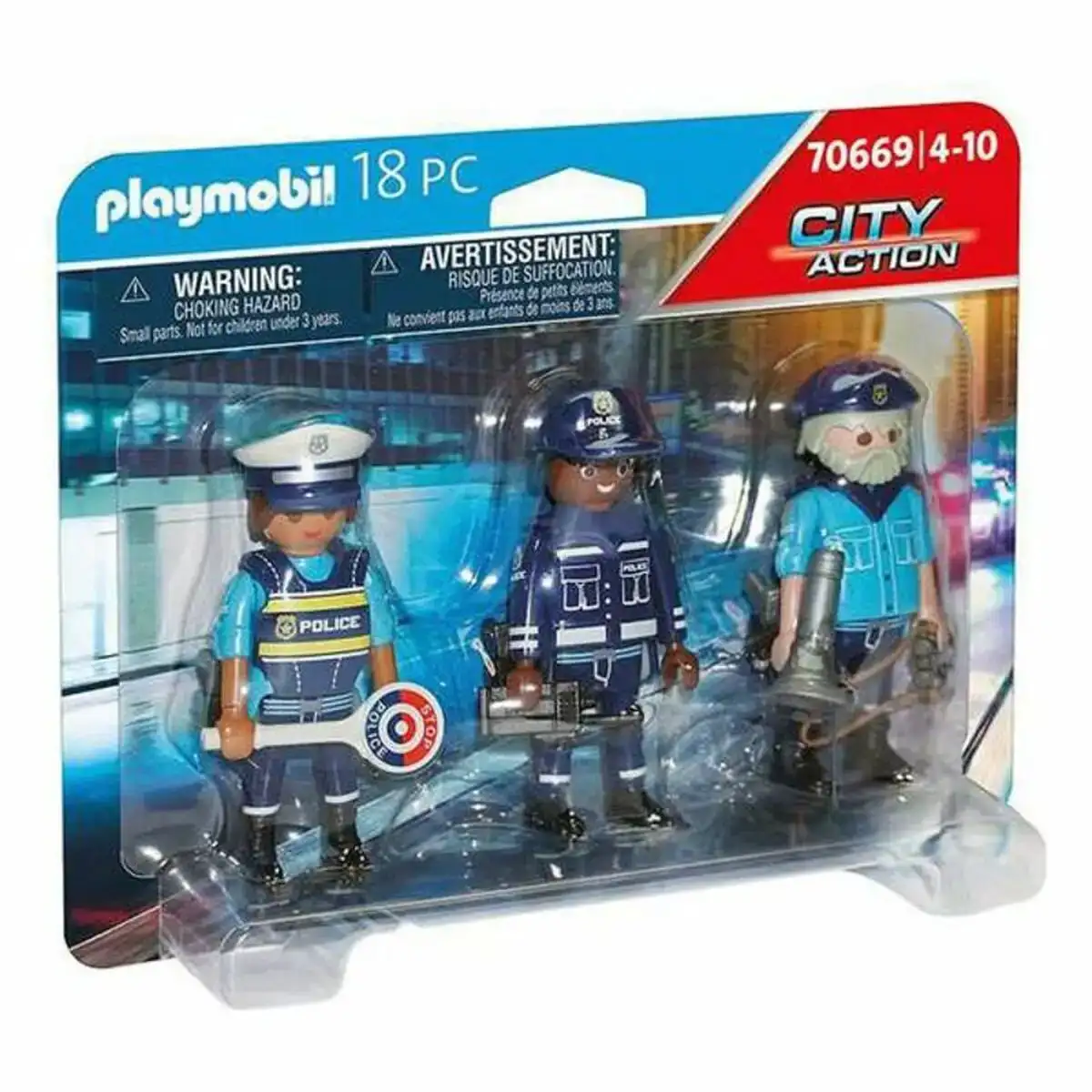 Playset city action police figures set playmobil 70669a 18 pieces 18 pcs _6345. DIAYTAR COTE D'IVOIRE - L'Art de Choisir, l'Art de Se Distinquer. Naviguez à travers notre catalogue et choisissez des produits qui ajoutent une note d'élégance à votre style unique.