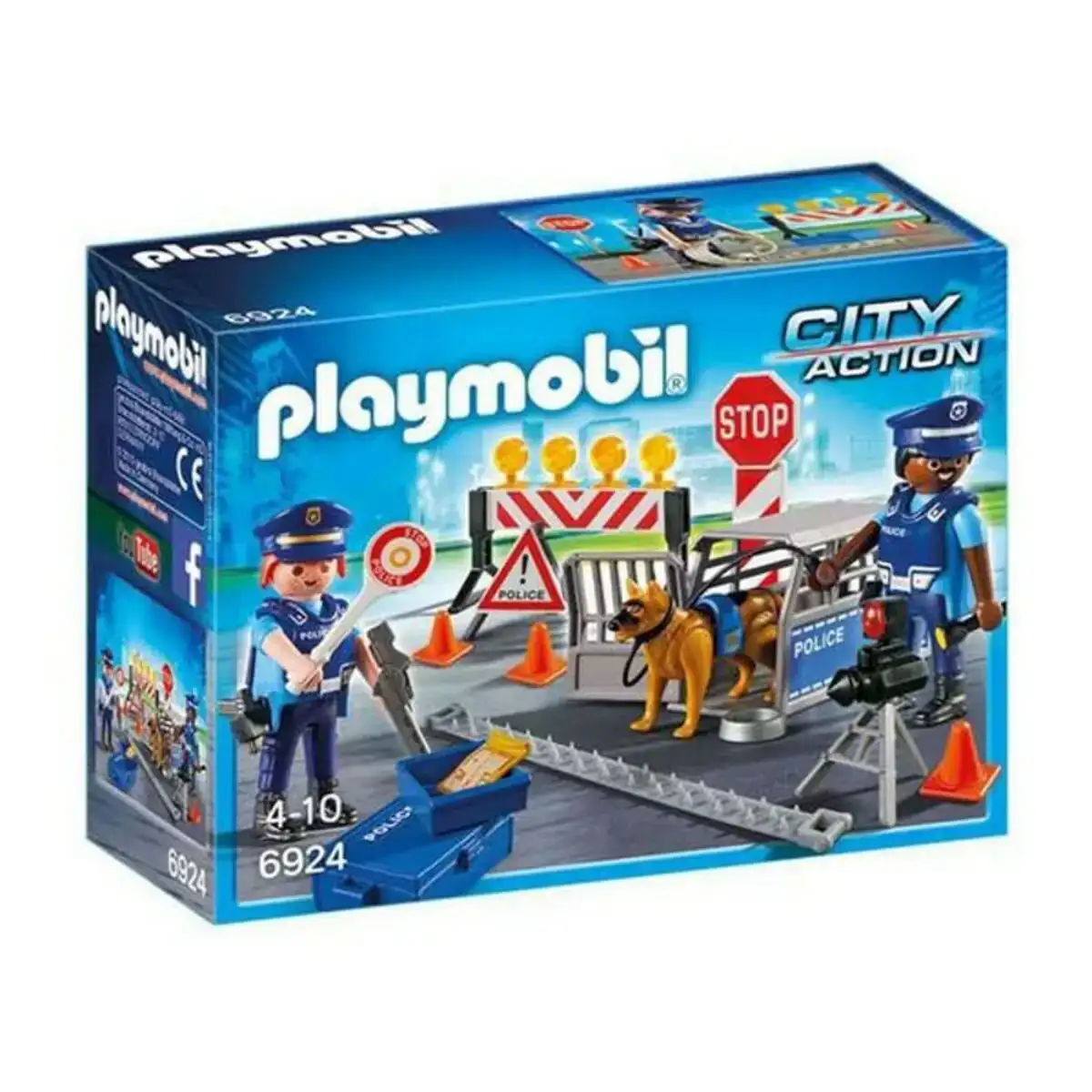 Playset city action police playmobil 6924_5201. DIAYTAR COTE D'IVOIRE - Où Choisir est un Acte d'Amour pour le Côte d'Ivoire. Explorez notre boutique en ligne et choisissez des articles qui célèbrent la culture et l'artisanat du pays.