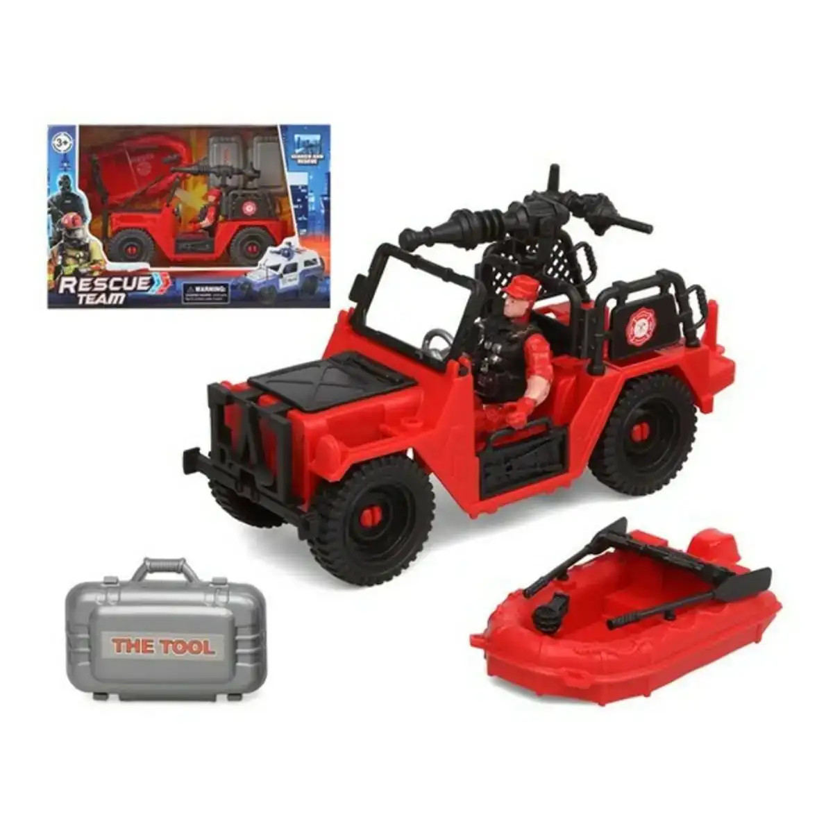 Playset firefighters rescue team rouge_4370. DIAYTAR COTE D'IVOIRE - L'Art de Vivre le Shopping Authentique. Découvrez notre boutique en ligne et trouvez des produits qui célèbrent la culture et l'héritage du Côte d'Ivoire.