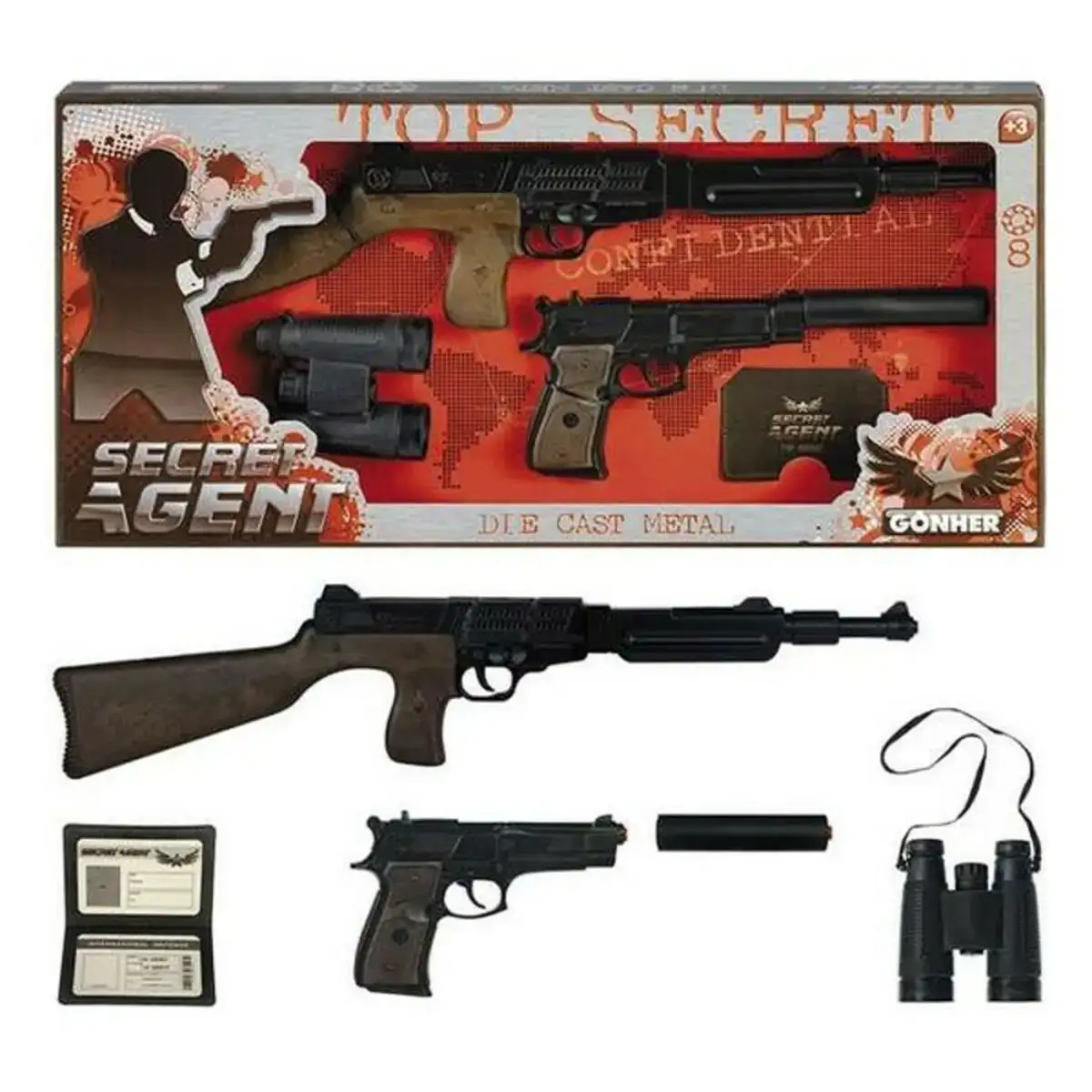 Playset gonher secret agent_8131. DIAYTAR COTE D'IVOIRE - L'Artisanat à Portée de Clic. Découvrez notre boutique en ligne pour trouver des produits uniques qui célèbrent la créativité et l'artisanat sénégalais.