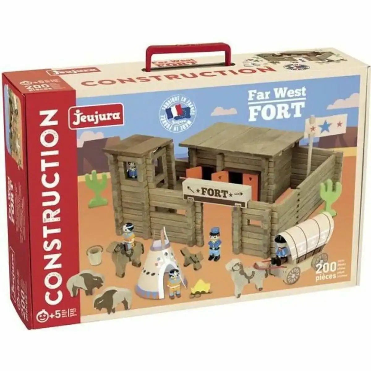 Playset jeujura far west fort 200 pieces 200 pieces _7594. DIAYTAR COTE D'IVOIRE - L'Écrin de Vos Désirs Shopping. Parcourez notre boutique en ligne et explorez des produits minutieusement choisis pour répondre à vos envies les plus exigeantes.