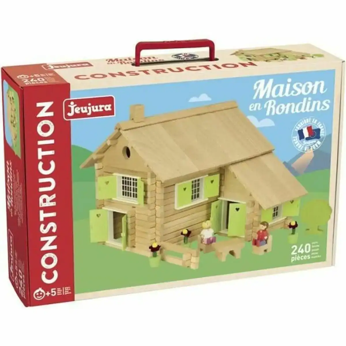 Playset jeujura log house 240 pieces 240 pieces _7528. DIAYTAR COTE D'IVOIRE - Où Chaque Produit est une Histoire à Raconter. Découvrez notre sélection de produits qui vous permettent de créer votre propre récit à travers vos achats.
