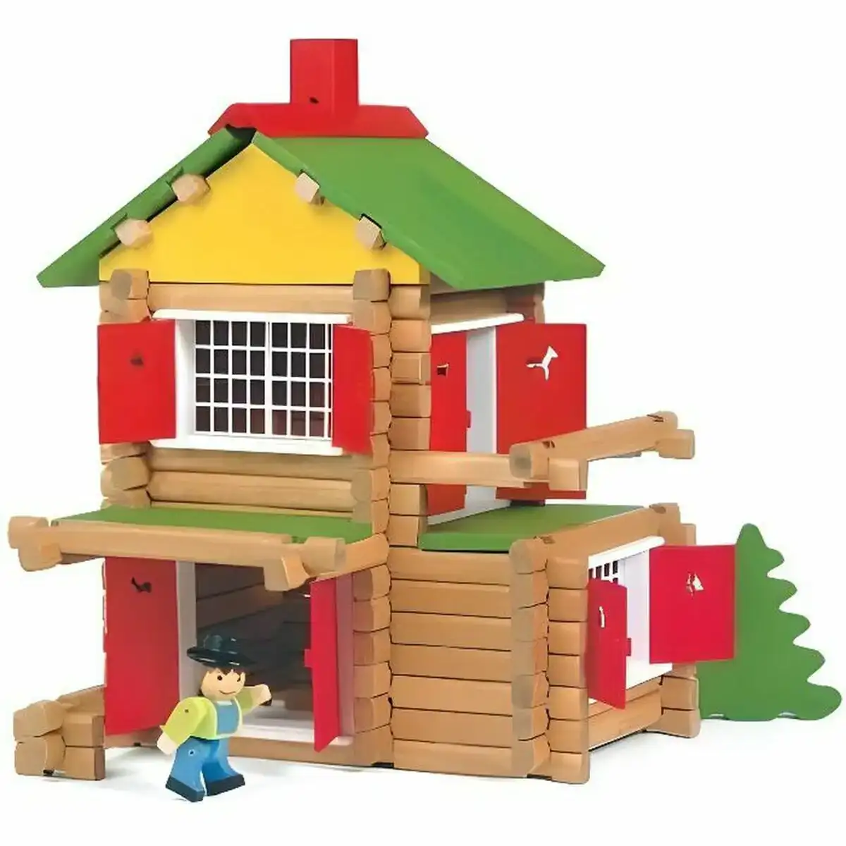 Playset jeujura my wooden chalet 135 pieces _8740. DIAYTAR COTE D'IVOIRE - Votre Passage vers le Raffinement. Plongez dans notre univers de produits exquis et choisissez des articles qui ajoutent une touche de sophistication à votre vie.