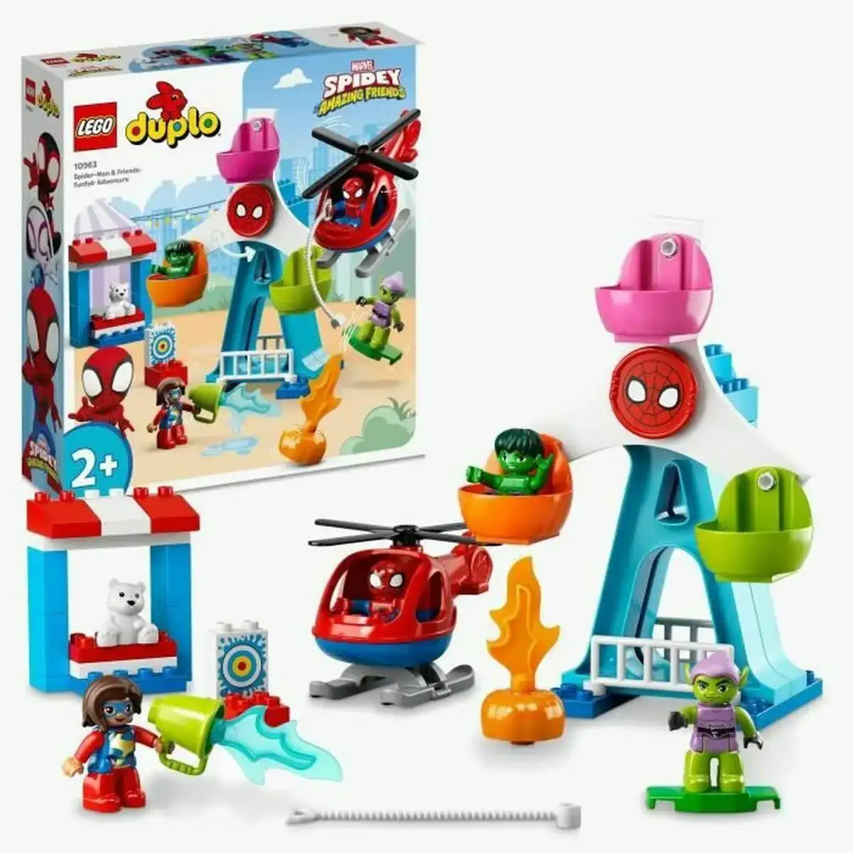 Playset lego 10963 duplo marvel spider man and friends funfair adventures 41 pieces _9190. DIAYTAR COTE D'IVOIRE - Votre Plateforme pour un Shopping Inspiré. Explorez nos offres variées et découvrez des articles qui stimulent votre créativité et embellissent votre vie.