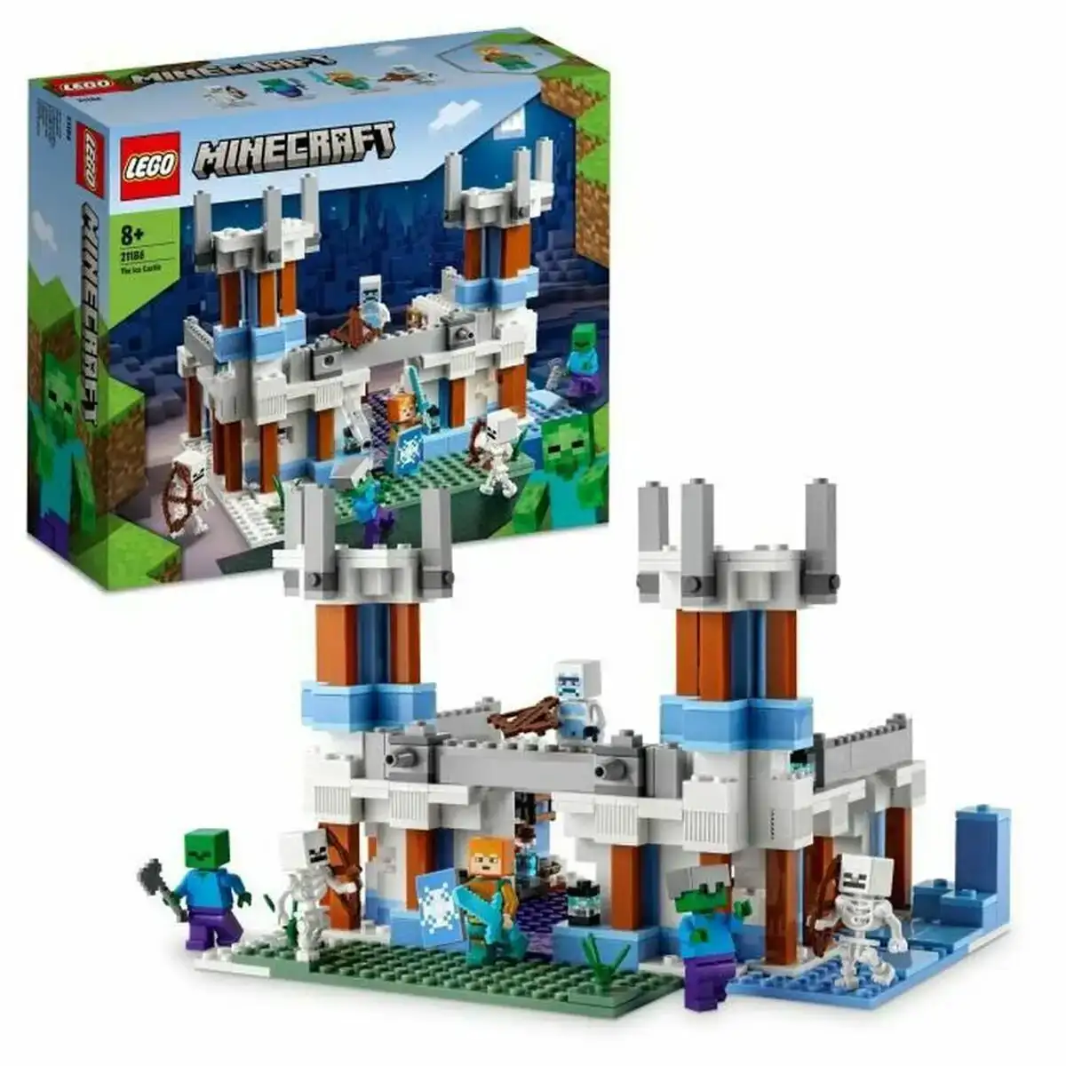 Playset lego 21186 minecraft ice castle 499 pieces _3173. DIAYTAR COTE D'IVOIRE - Votre Destination Shopping Authentique. Explorez notre boutique en ligne et découvrez des trésors qui reflètent l'âme du Côte d'Ivoire, pour une expérience shopping unique.