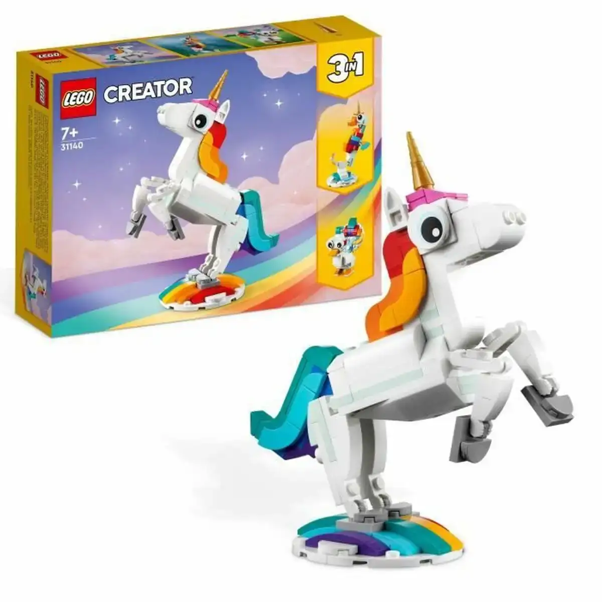 Playset lego 31140 creator magical unicorn 145 pcs_5202. Bienvenue chez DIAYTAR COTE D'IVOIRE - Où Choisir est une Invitation au Voyage. Explorez notre boutique en ligne et découvrez des produits qui vous transportent dans l'univers du Côte d'Ivoire.