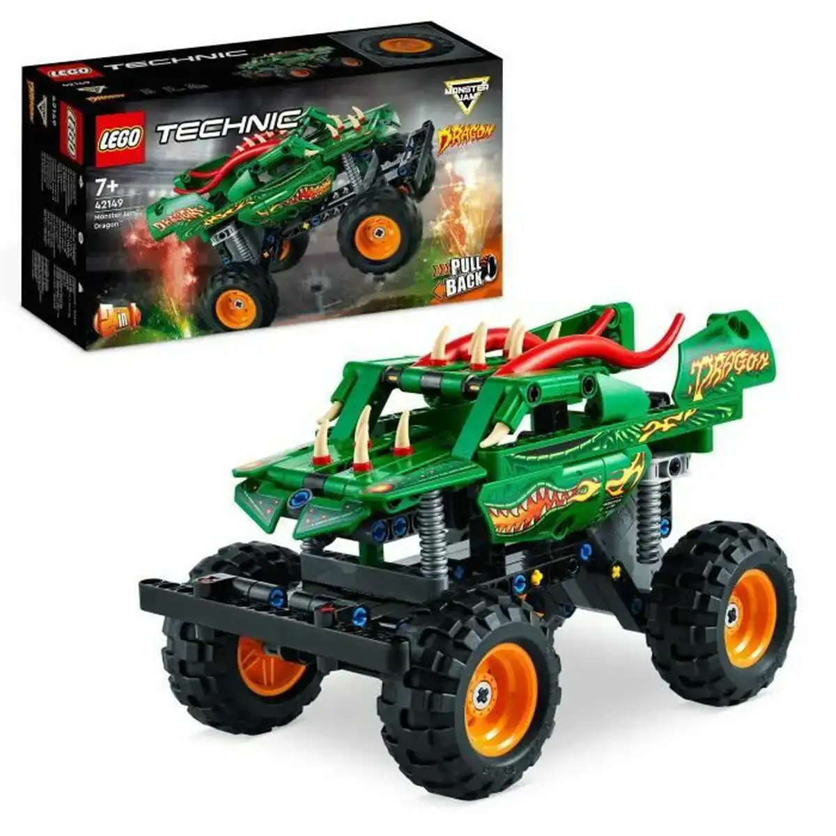Playset lego 42149 technic monster jam dragon multicouleur 7 ans 217 piezas_8602. DIAYTAR COTE D'IVOIRE - Où Choisir Rime avec Qualité. Découvrez notre sélection soigneusement conçue et choisissez des articles qui incarnent l'excellence et l'innovation.
