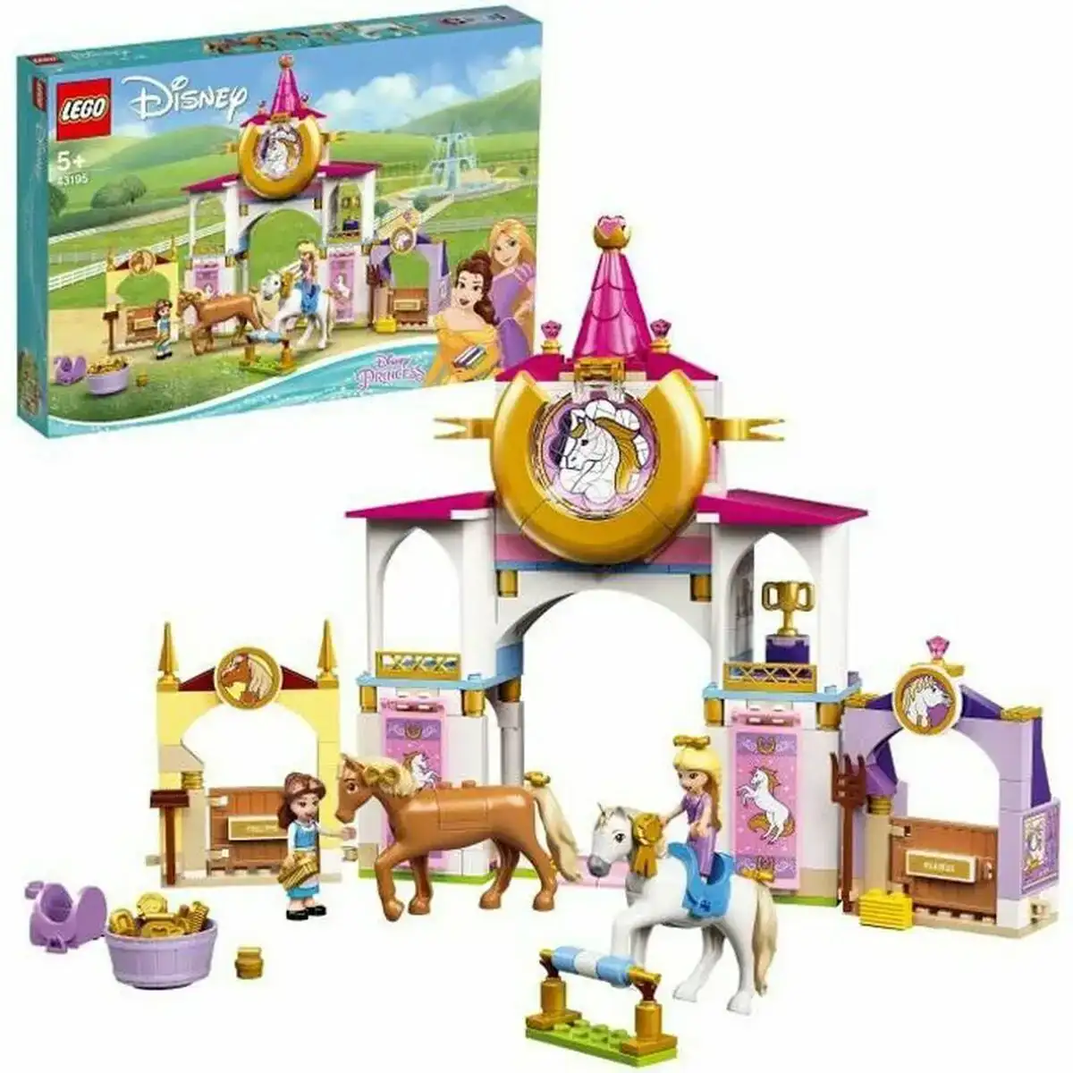 Playset lego 43195 belle and rapunzel s royal stables_9160. DIAYTAR COTE D'IVOIRE - Votre Oasis de Shopping en Ligne. Explorez notre boutique et découvrez des produits qui ajoutent une touche de magie à votre quotidien.
