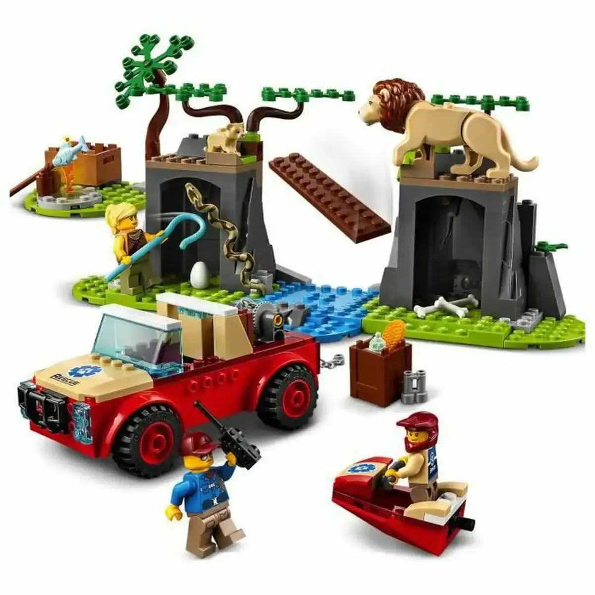 Playset lego 60301 city wildlife wild animal rescue off roader_3482. DIAYTAR COTE D'IVOIRE - Votre Destination Shopping Authentique. Explorez notre boutique en ligne et découvrez des trésors qui reflètent l'âme du Côte d'Ivoire, pour une expérience shopping unique.