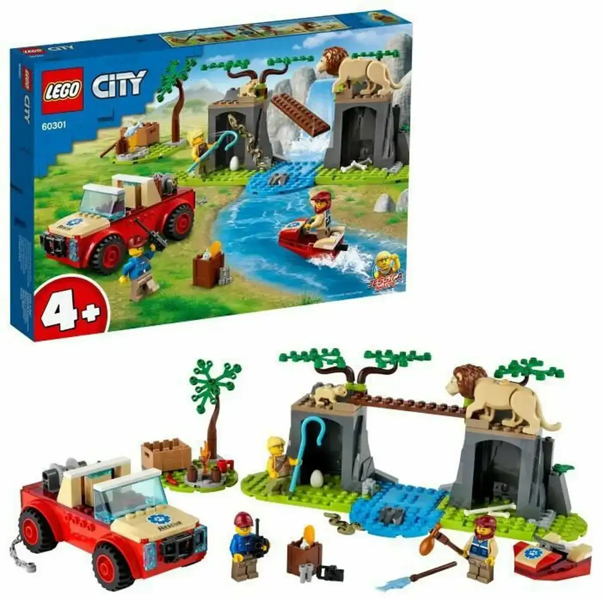 Playset lego 60301 city wildlife wild animal rescue off roader_5578. DIAYTAR COTE D'IVOIRE - Votre Portail Vers l'Exclusivité. Explorez notre boutique en ligne pour découvrir des produits uniques et raffinés, conçus pour ceux qui recherchent l'excellence.