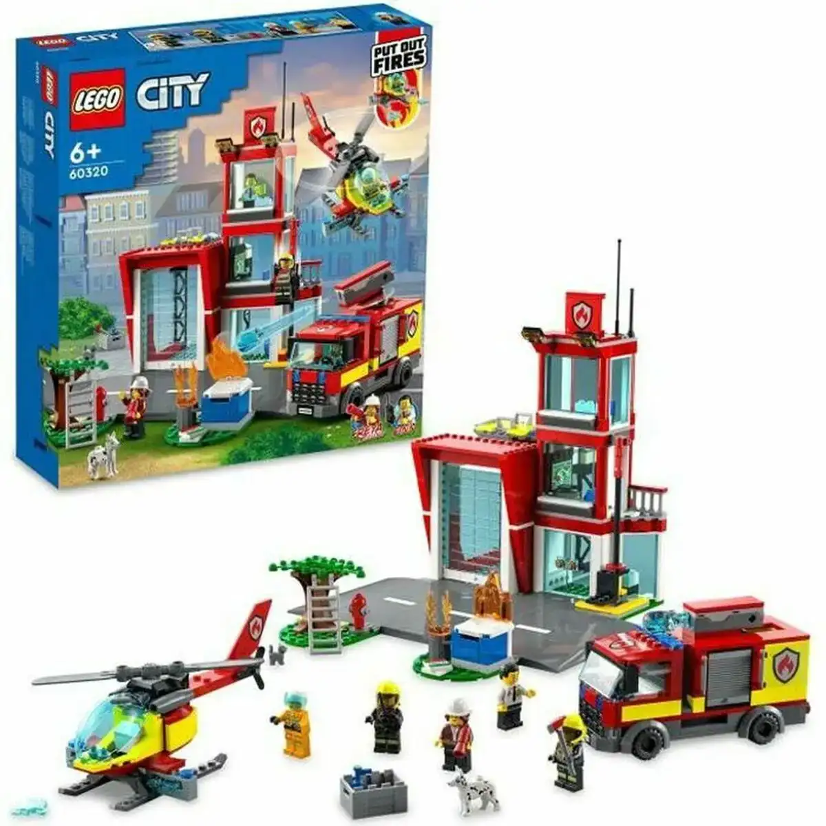 Playset lego 60320 city fire fire station_2071. Plongez dans l'Univers de DIAYTAR COTE D'IVOIRE - Où la Qualité et la Diversité se rencontrent. Parcourez nos rayons virtuels pour trouver des produits répondant à tous les besoins, du confort de votre foyer.