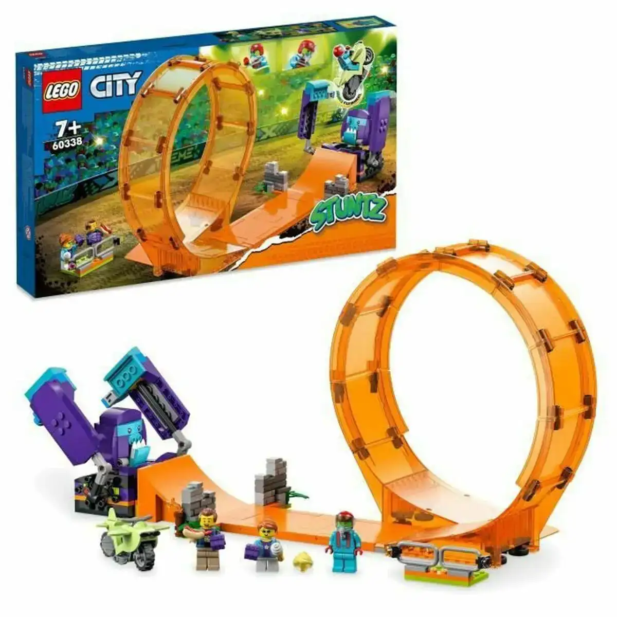 Playset lego 60338 city stuntz looping chimpanzee slugger_4844. DIAYTAR COTE D'IVOIRE - L'Art de Choisir, l'Art de Vivre. Parcourez notre boutique en ligne et choisissez parmi des produits de qualité qui ajoutent de l'élégance à votre quotidien.