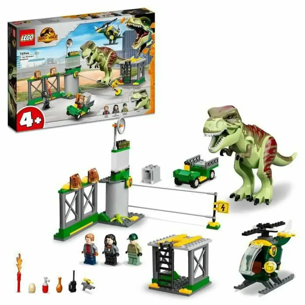 Playset lego 76944 jurassic world t rex escape 140 140 pieces _3794. DIAYTAR COTE D'IVOIRE - Votre Passage vers l'Élégance Abordable. Explorez notre collection où chaque produit est choisi pour sa qualité et son accessibilité, incarnant ainsi l'essence du Côte d'Ivoire.