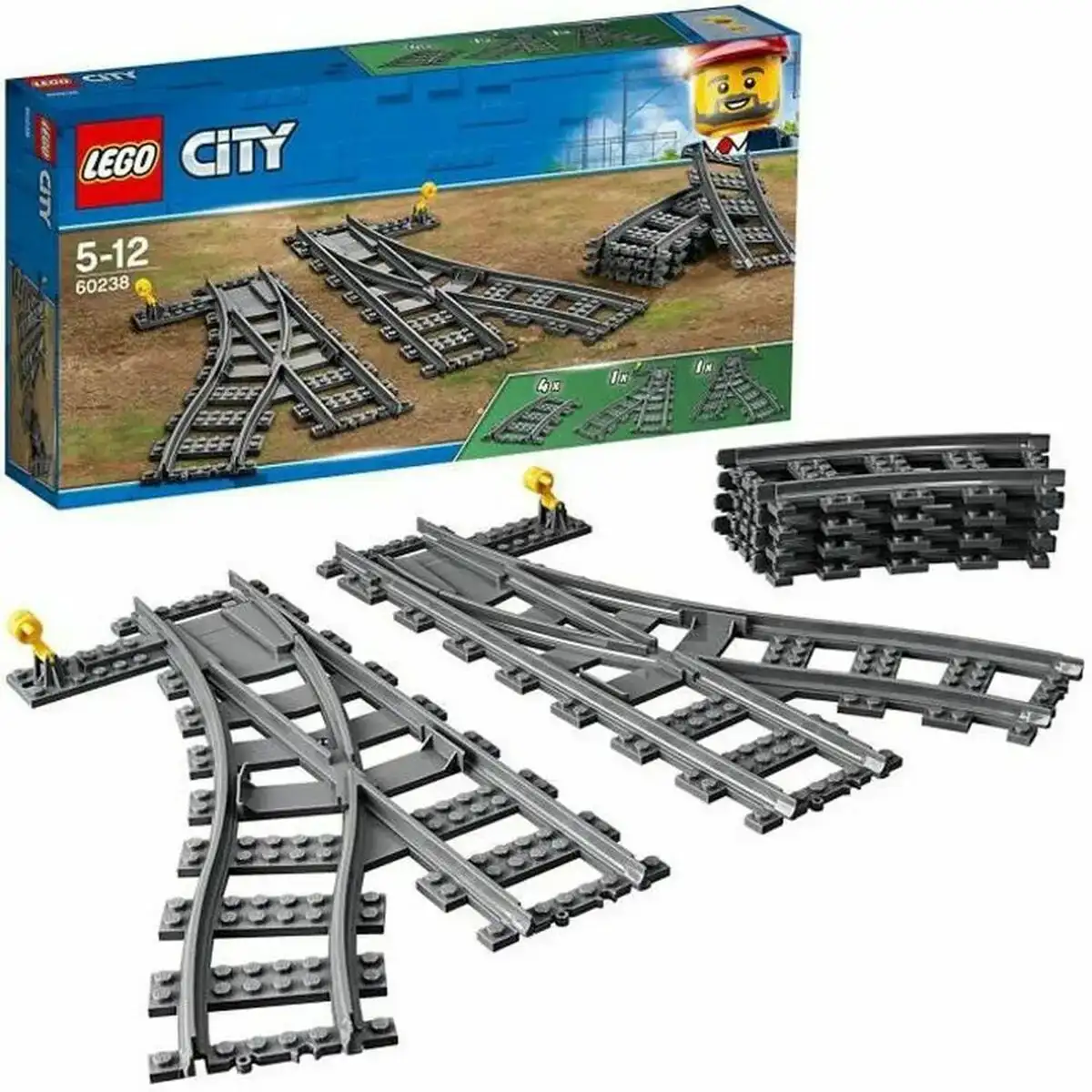 Playset lego city rail 60238 accessoires_5698. Bienvenue chez DIAYTAR COTE D'IVOIRE - Où Chaque Achat est un Geste d'Amour. Découvrez notre sélection minutieuse et choisissez des articles qui témoignent de votre passion.