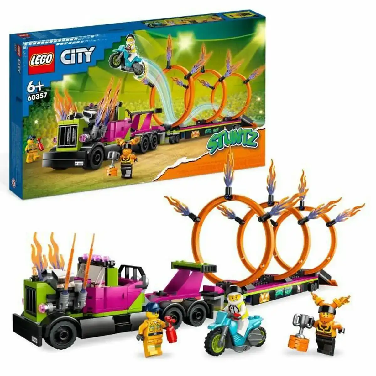 Playset lego city stuntz_1735. DIAYTAR COTE D'IVOIRE - Là où la Beauté Rencontre la Fonctionnalité. Parcourez notre sélection pour trouver des produits qui allient esthétique et praticité, pour un quotidien sublimé.